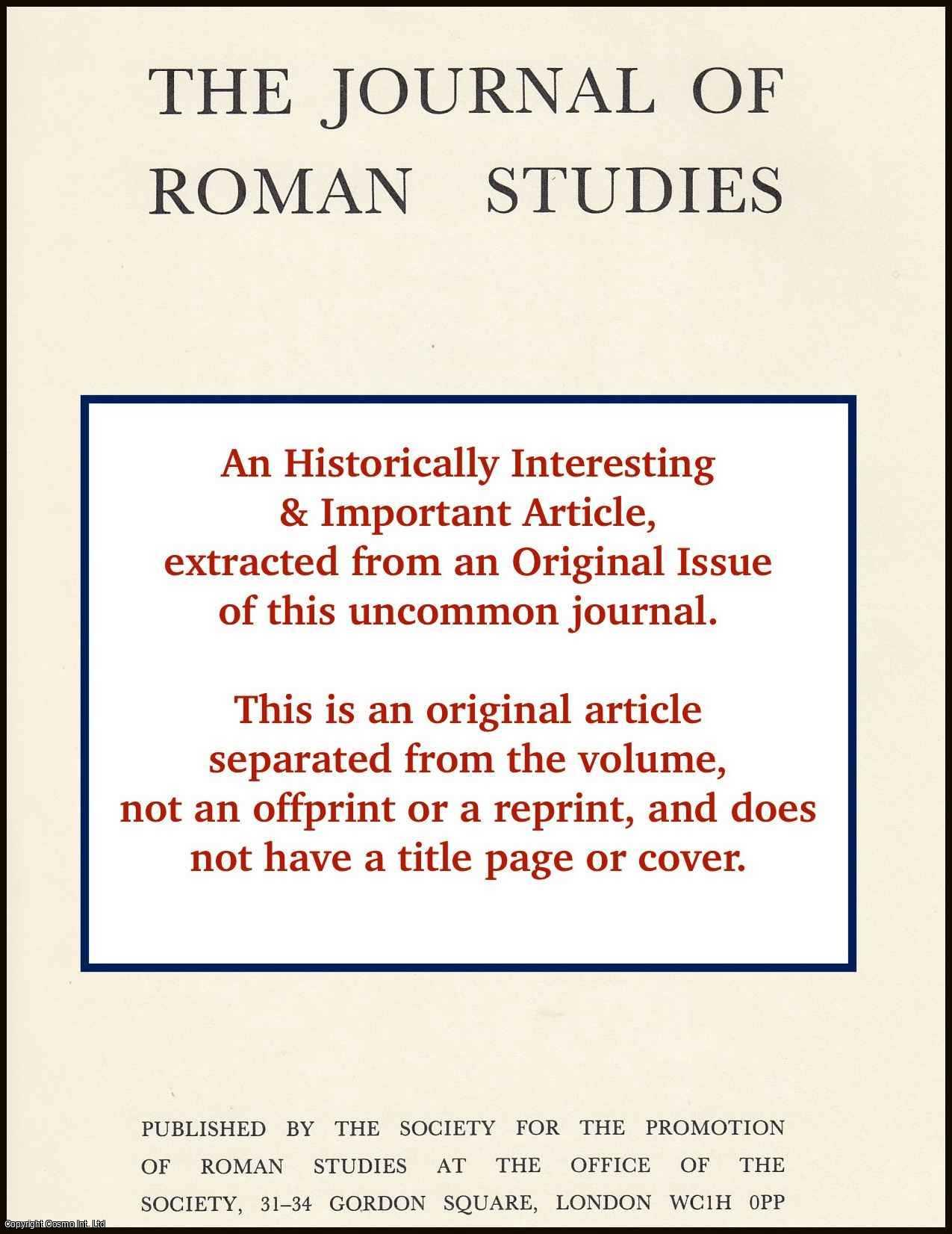 Christian Habicht - New Evidence on the Province of Asia. An original article from the Journal of Roman Studies, 1975.