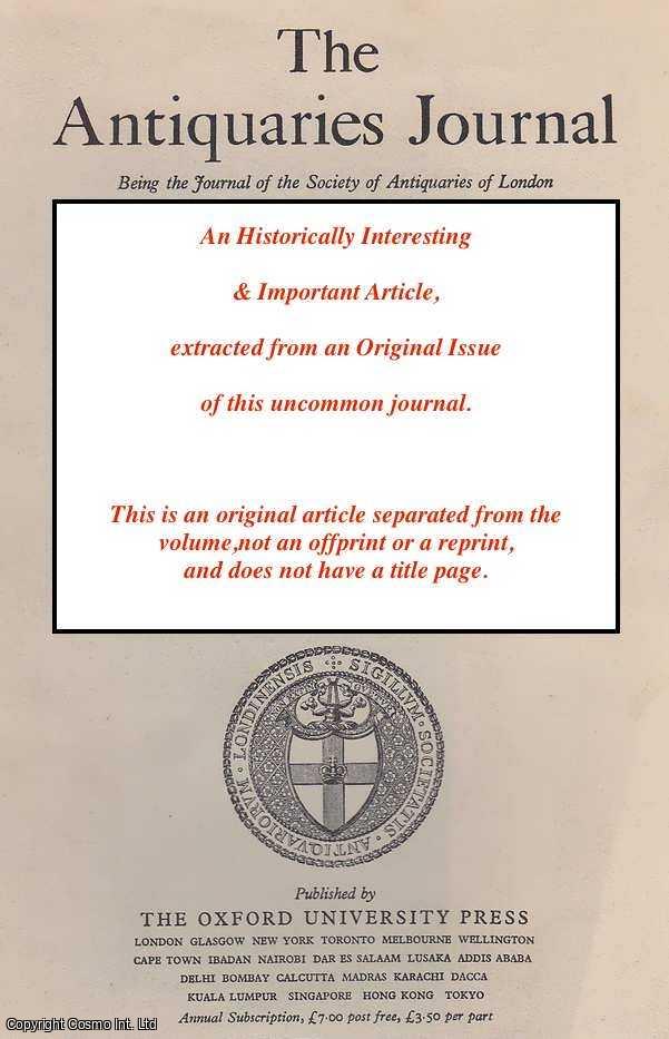 Hilary Jenkinson - A Seal of Edward II for Scottish Affairs. An original article from the The Antiquaries Journal, 1931.