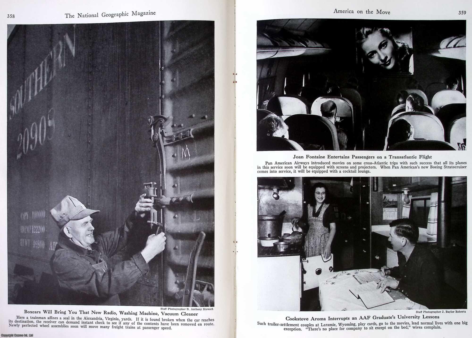 National Geographic - America on the Move. Photographs only. An original article from The National Geographic Magazine, 1946.