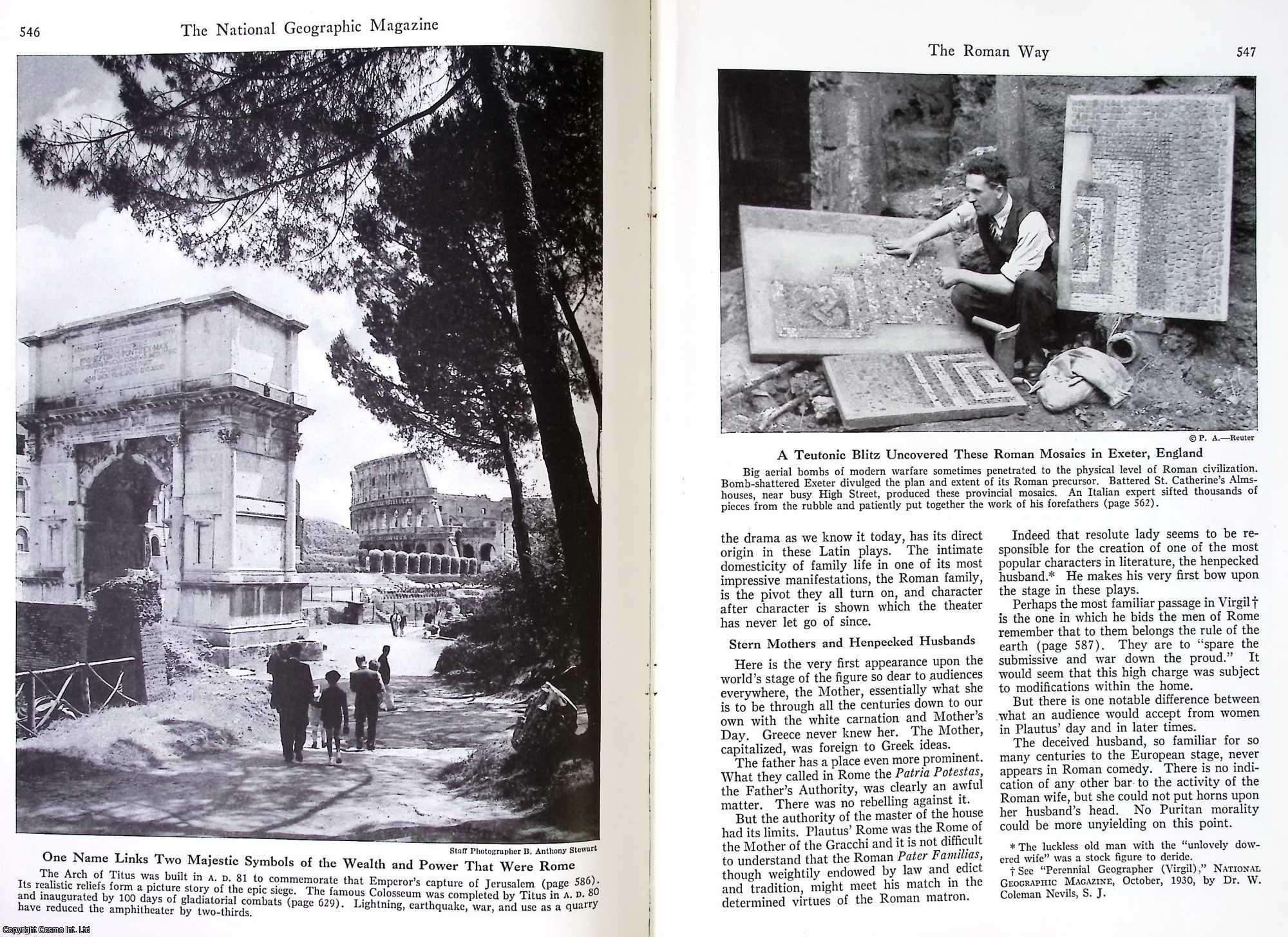 Edith Hamilton - The Roman Way : Roman Comedy. An original article from The National Geographic Magazine, 1946.