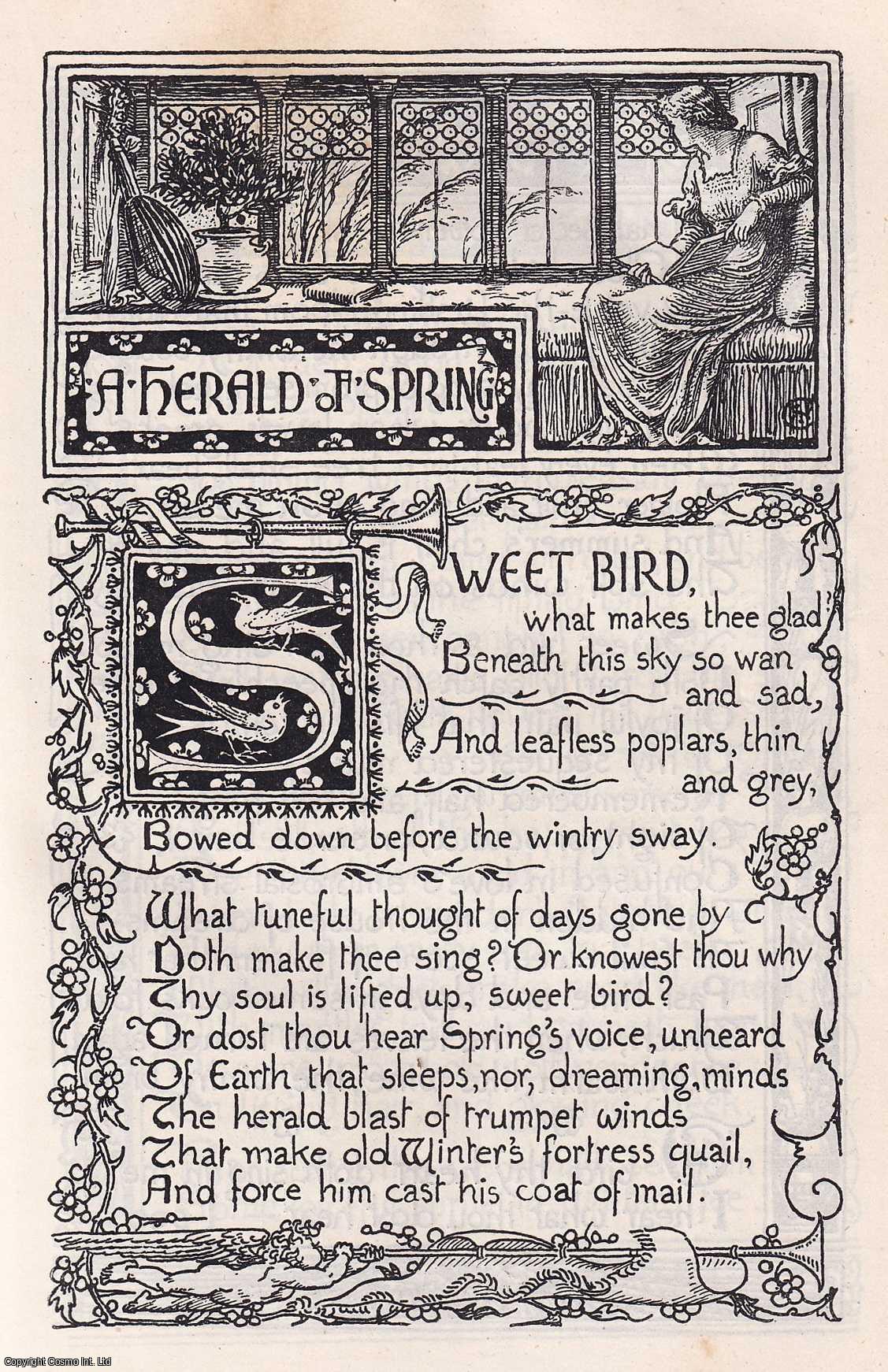 Walter Crane - A Herald of Spring; a Poem, Written and Illustrated by Walter Crane. An original article from the English Illustrated Magazine, 1884.