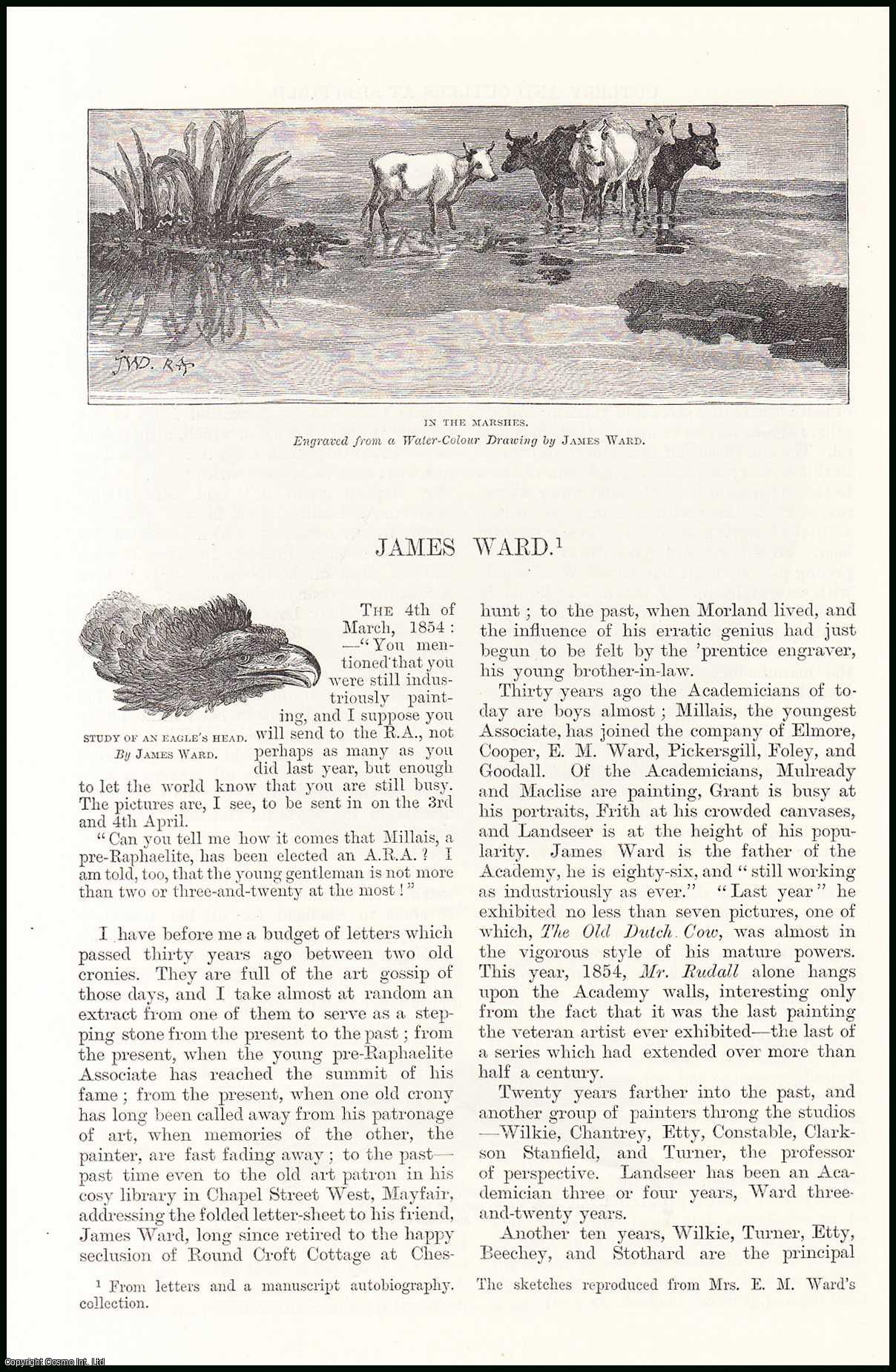 F.T. Piggott - James Ward; Artist , Engraver, Printmaker. An original article from the English Illustrated Magazine, 1884.