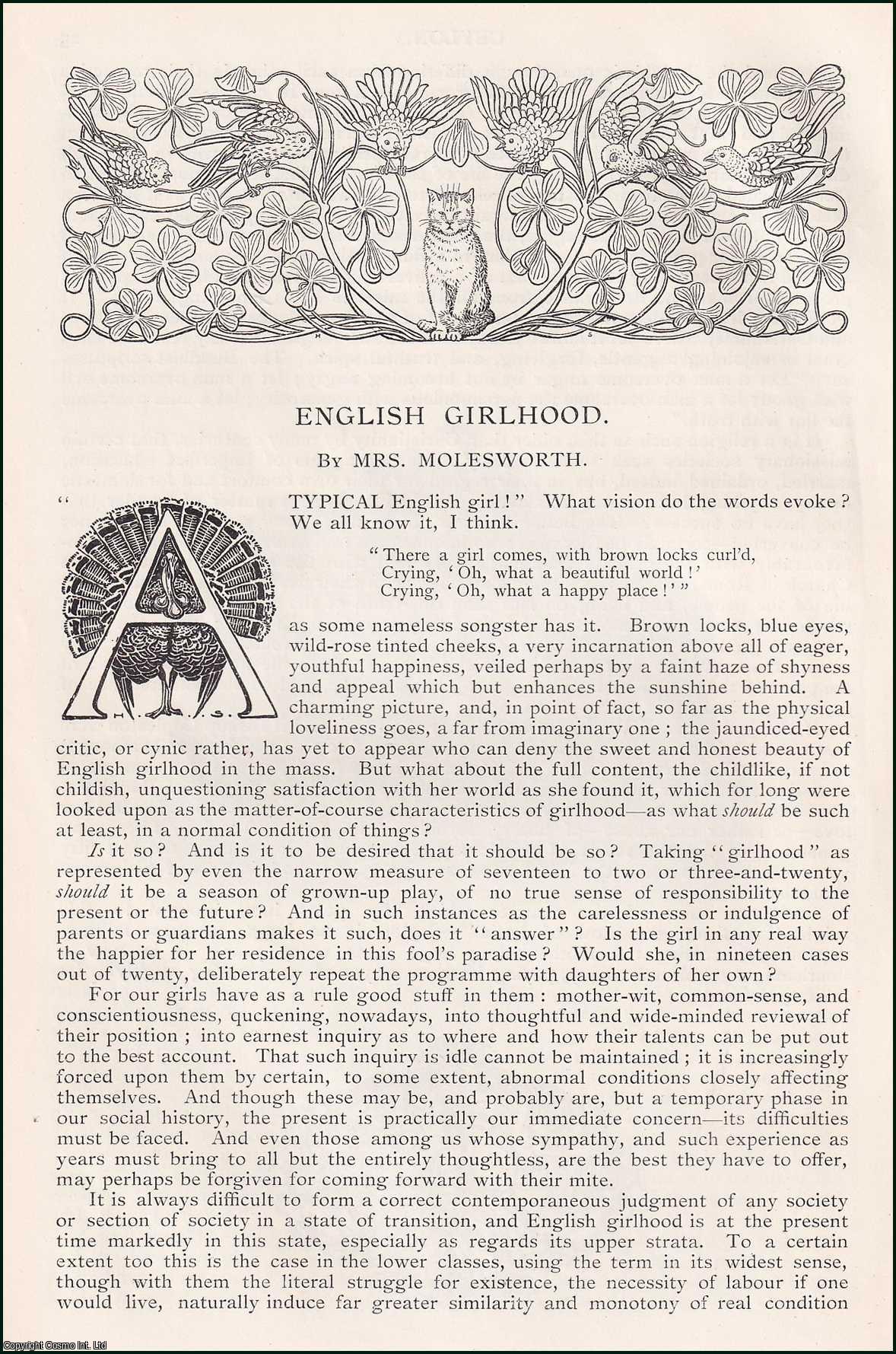 Mrs Molesworth - English Girlhood. An original article from the English Illustrated Magazine, 1890.