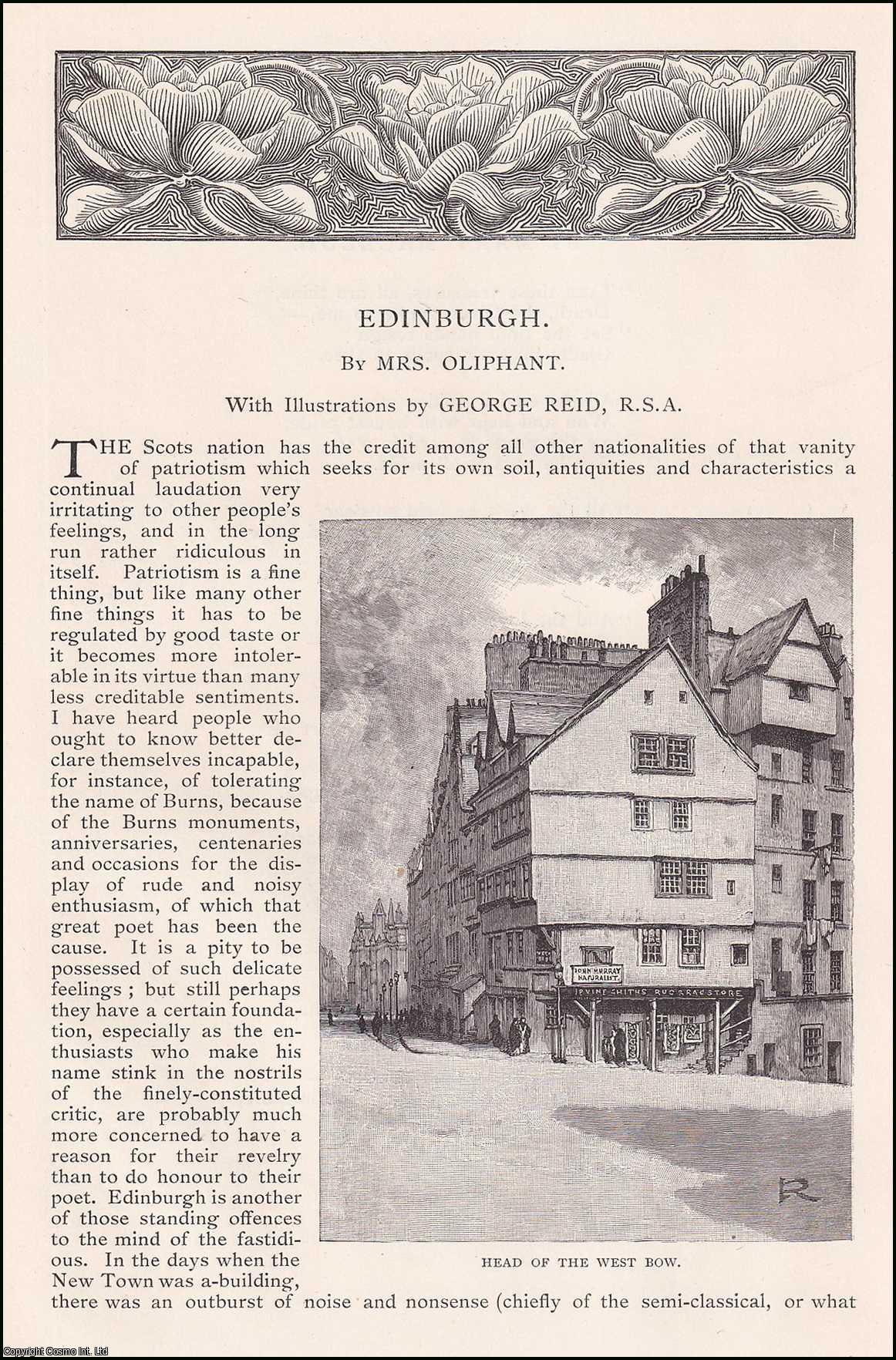 Mrs Oliphant, illustrations by George Reid - Edinburgh. An original article from the English Illustrated Magazine, 1891.