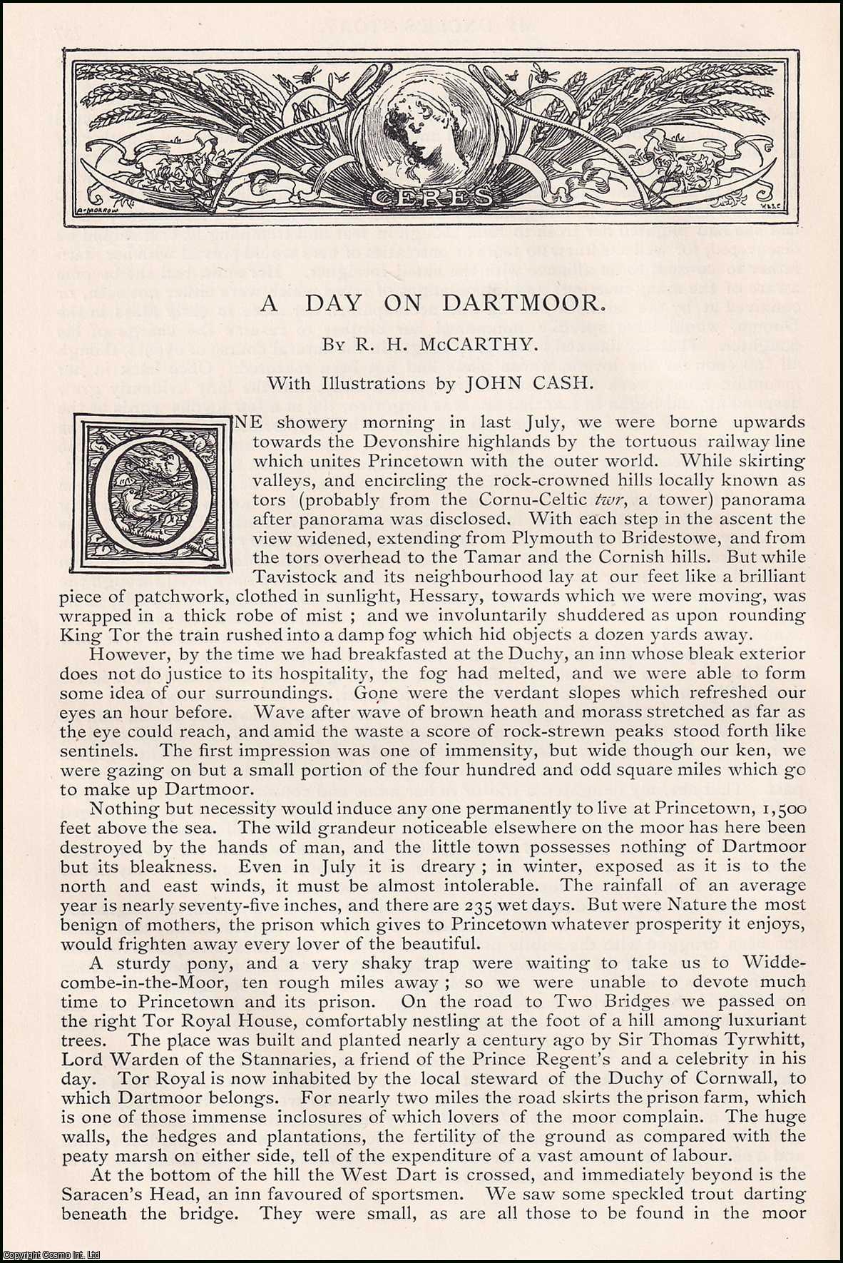 R.H. McCarthy, illustrations by John Cash - A Day on Dartmoor. An original article from the English Illustrated Magazine, 1891.