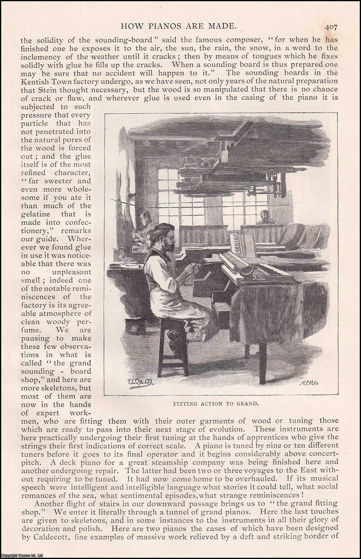 Joseph Hatton, illustrations by W.H. Margetson - How Pianos are Made. An original article from the English Illustrated Magazine, 1892.