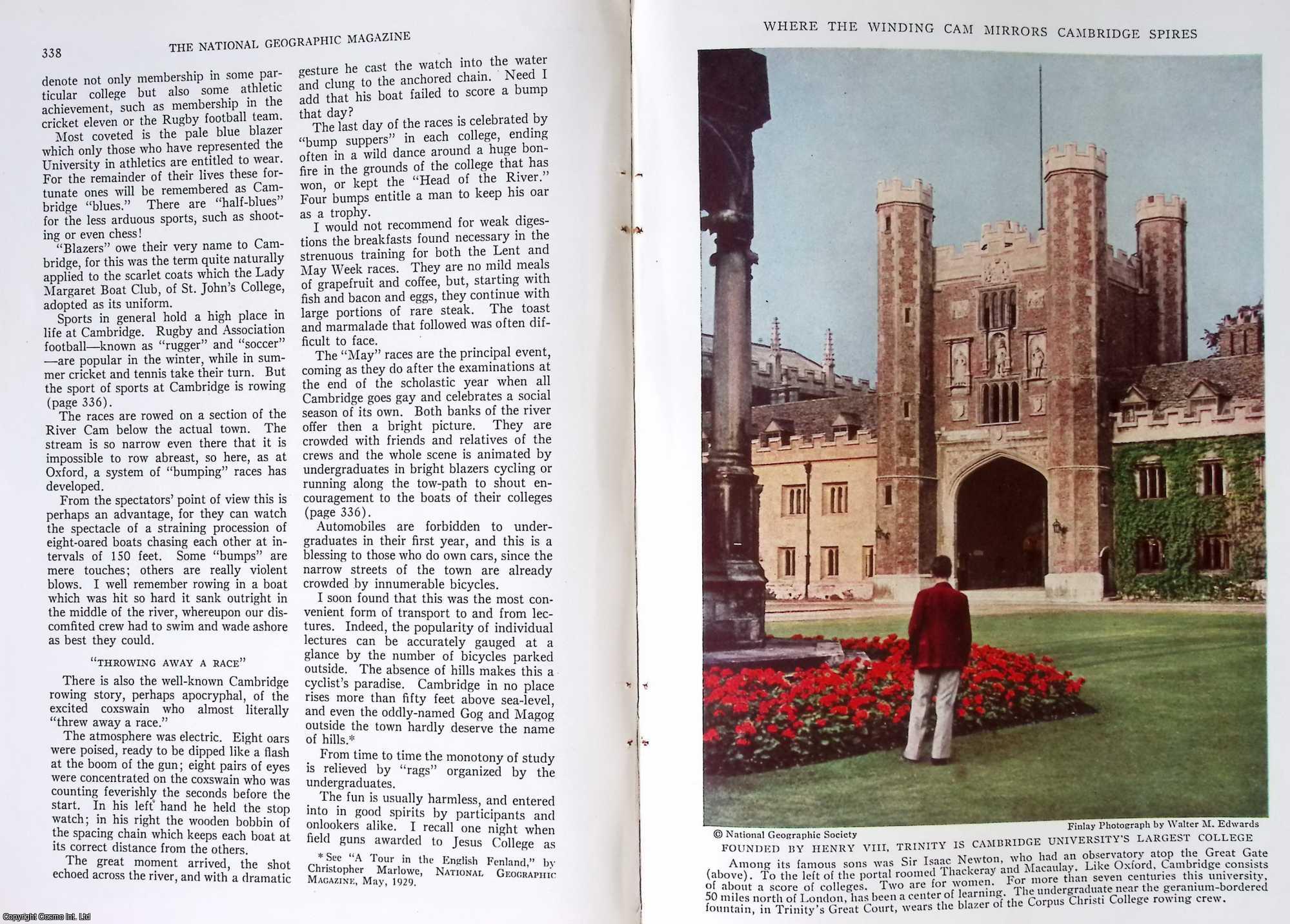 Philip Broad - Within the Halls of Cambridge University. An original article from The National Geographic Magazine, 1936.