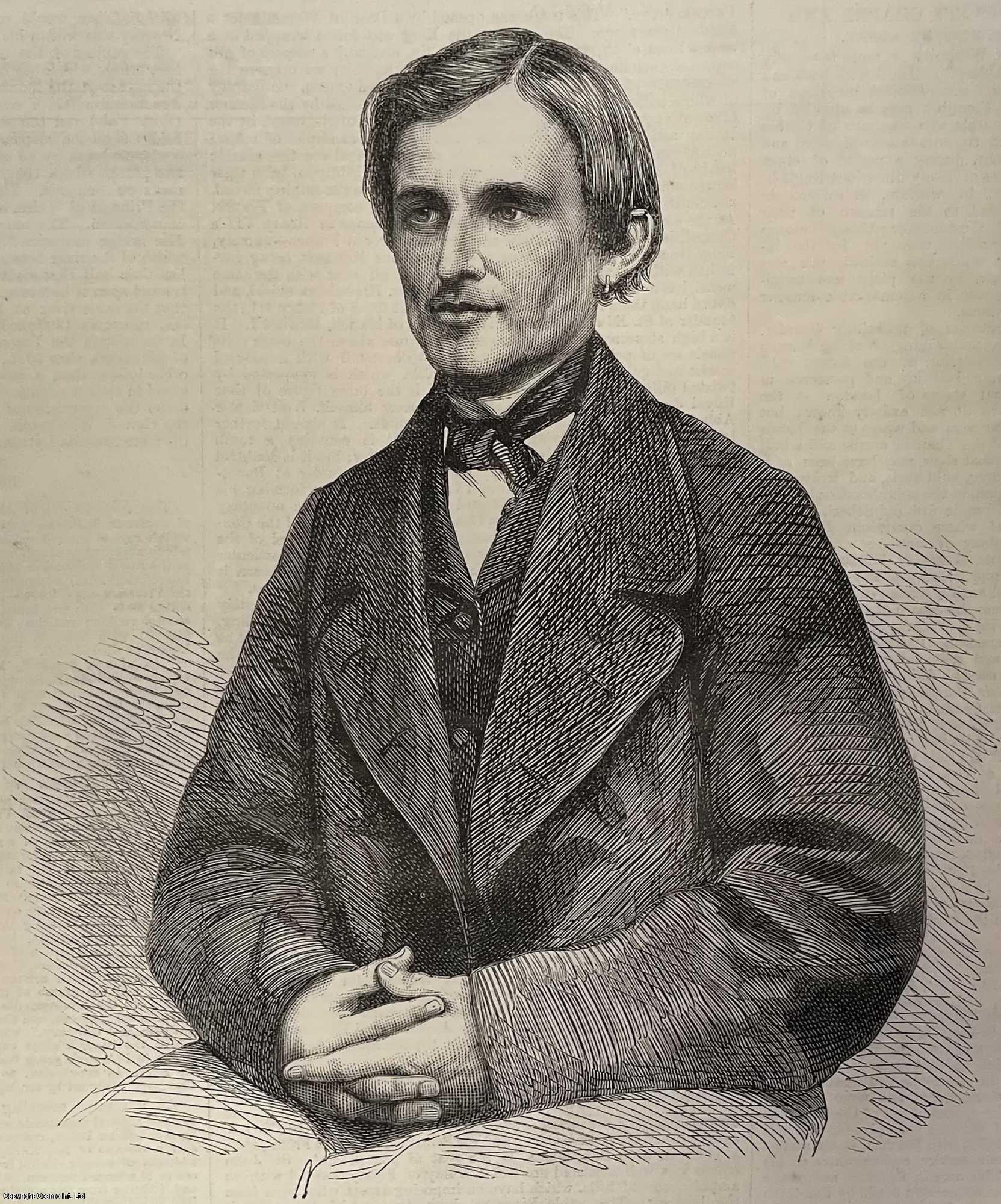PORTRAIT - Ossip Ivanoff Kommissaroff Kostromskoi; the Enobled Peasant who Saved the Czar's Life. An original print and accompanying article from the Illustrated London News, 1866.
