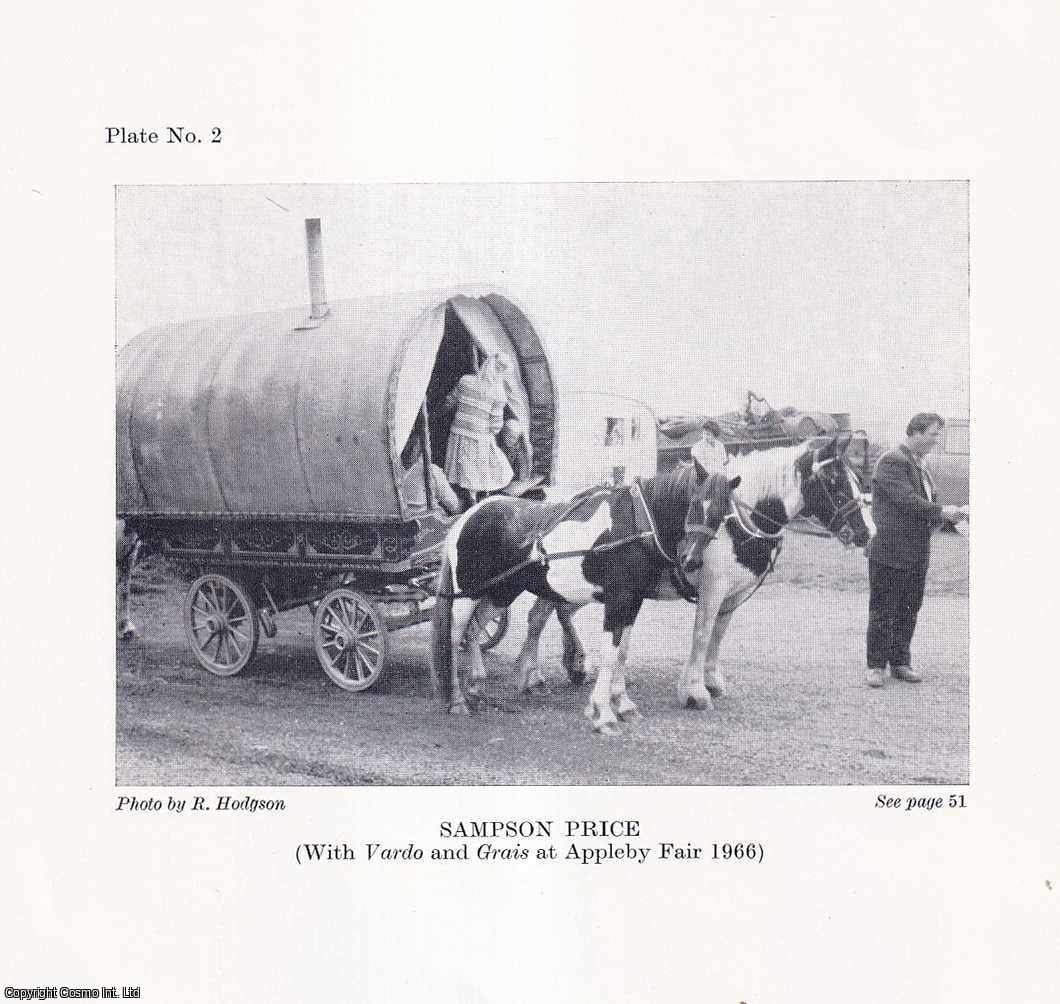 R. Hodgson - Romany Recollections, Travels with the Welsh Lees and Prices. An uncommon original article from the Journal of the Gypsy Lore Society, 1967.