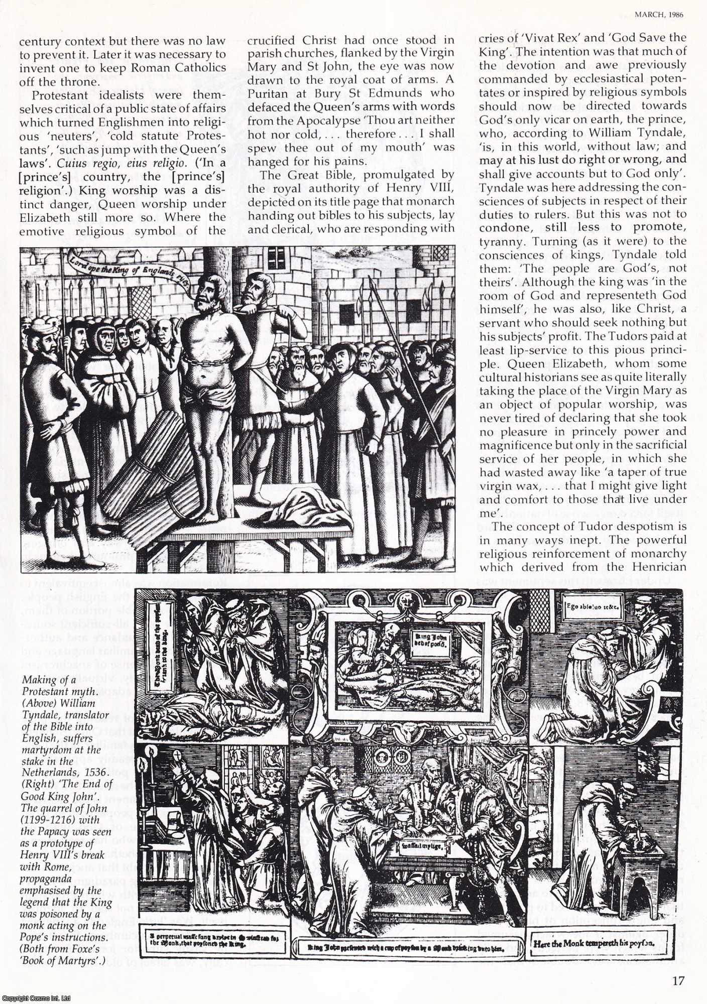 Patrick Collinson - A Chosen People?: The English Church and the Reformation. An original article from History Today, 1986.