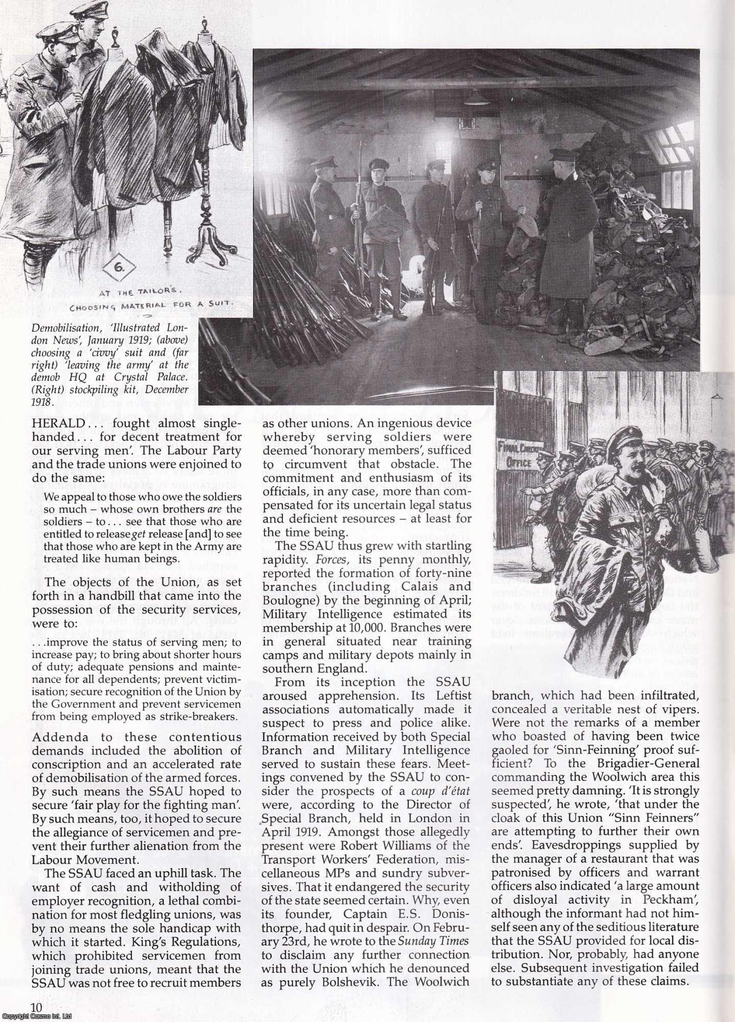 David Englander - Troops and Trade Unions, 1919. An original article from History Today, 1987.