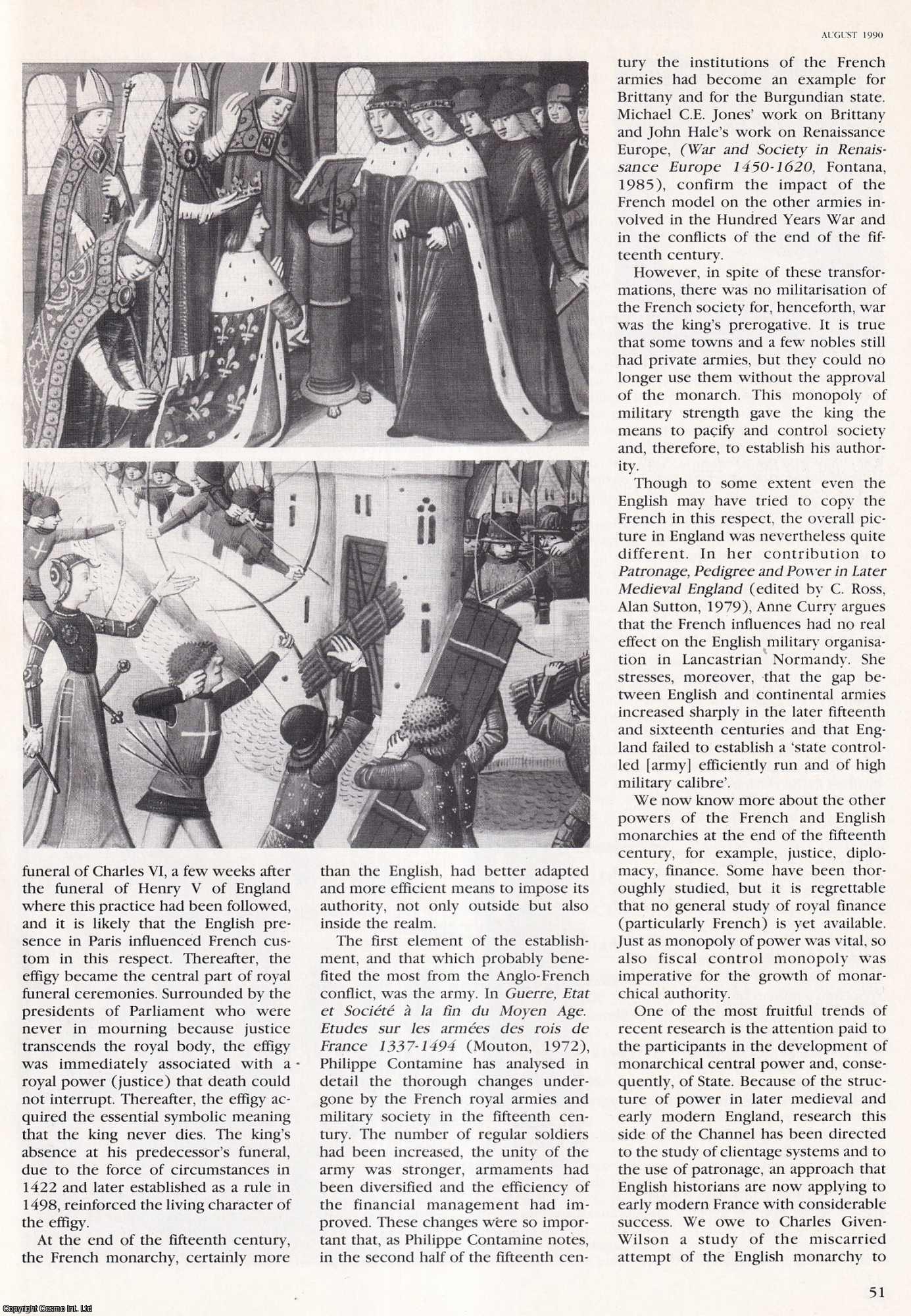 Charles Giry-Deloison - France, Burgundy and England: Reassessing Our View of a Fifteenth-Century Triangle of Power and Diplomacy in Northern Europe. An original article from History Today, 1990.