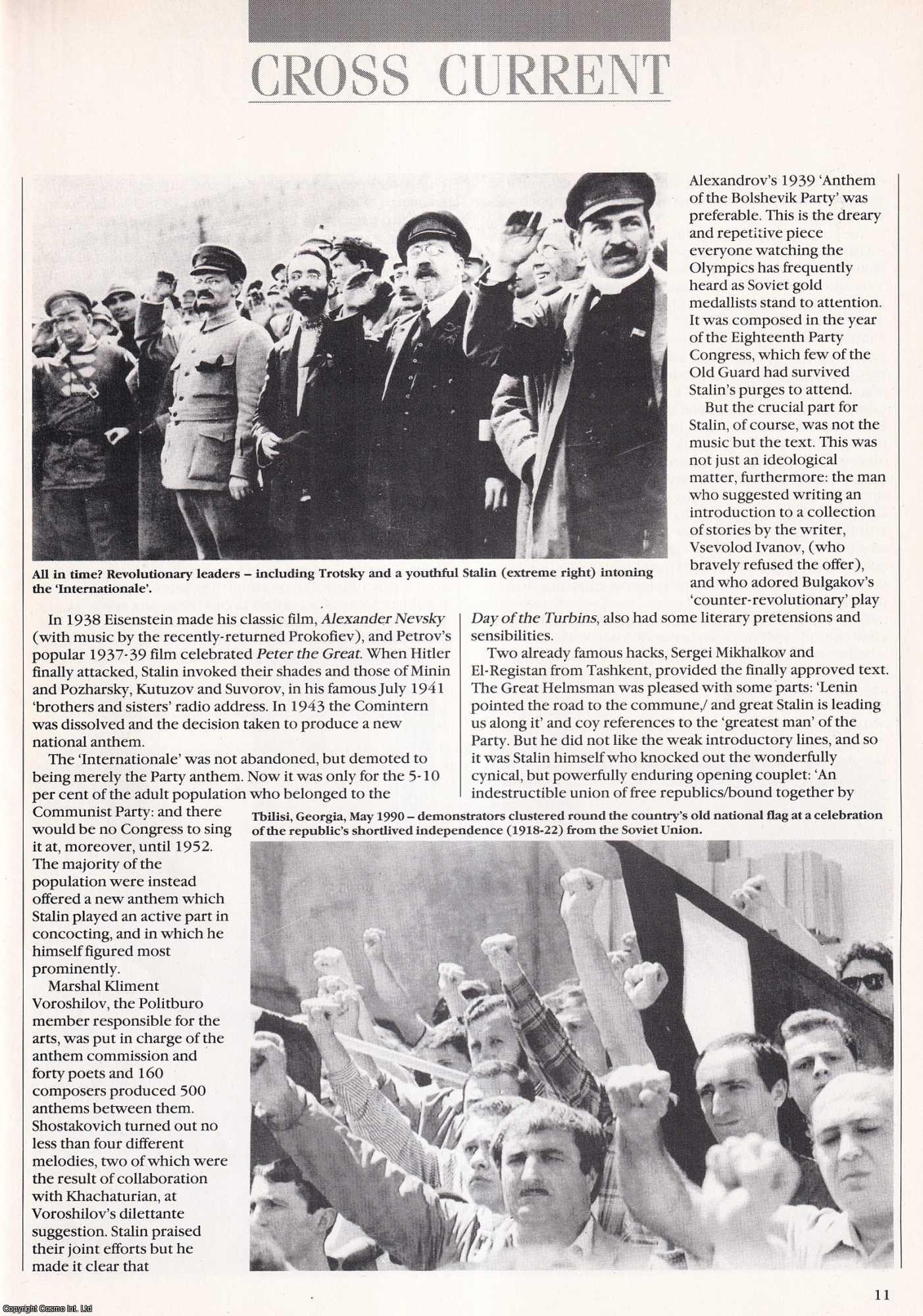 John Crowfoot - The Soviet Empire: Flags and Anthems and the Role they have Played in Defining Soviet/Russian Identity, Past and Present. An original article from History Today, 1991.