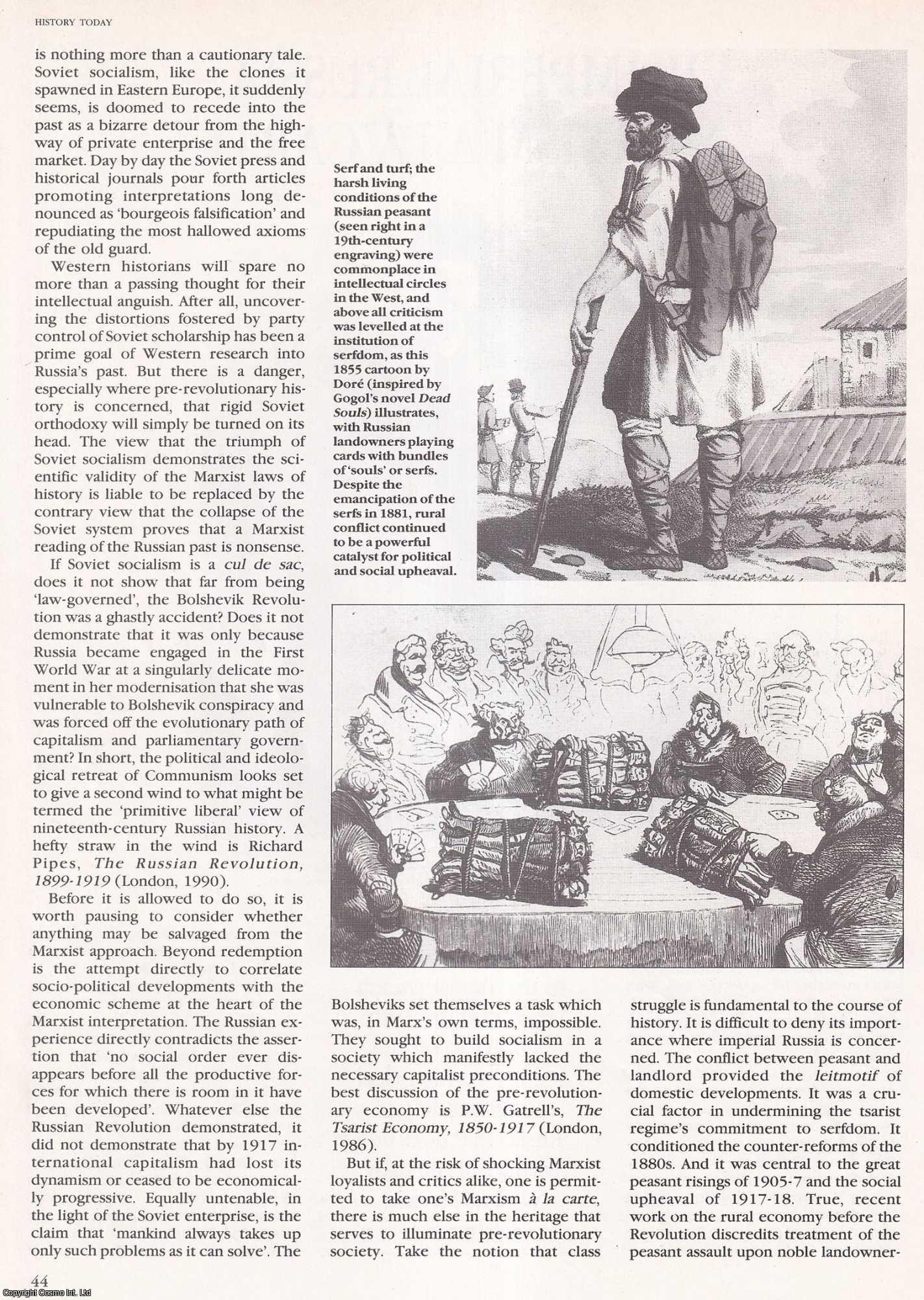 Edward Acton - Imperial Russia - Marxism a la Carte. An original article from History Today, 1991.