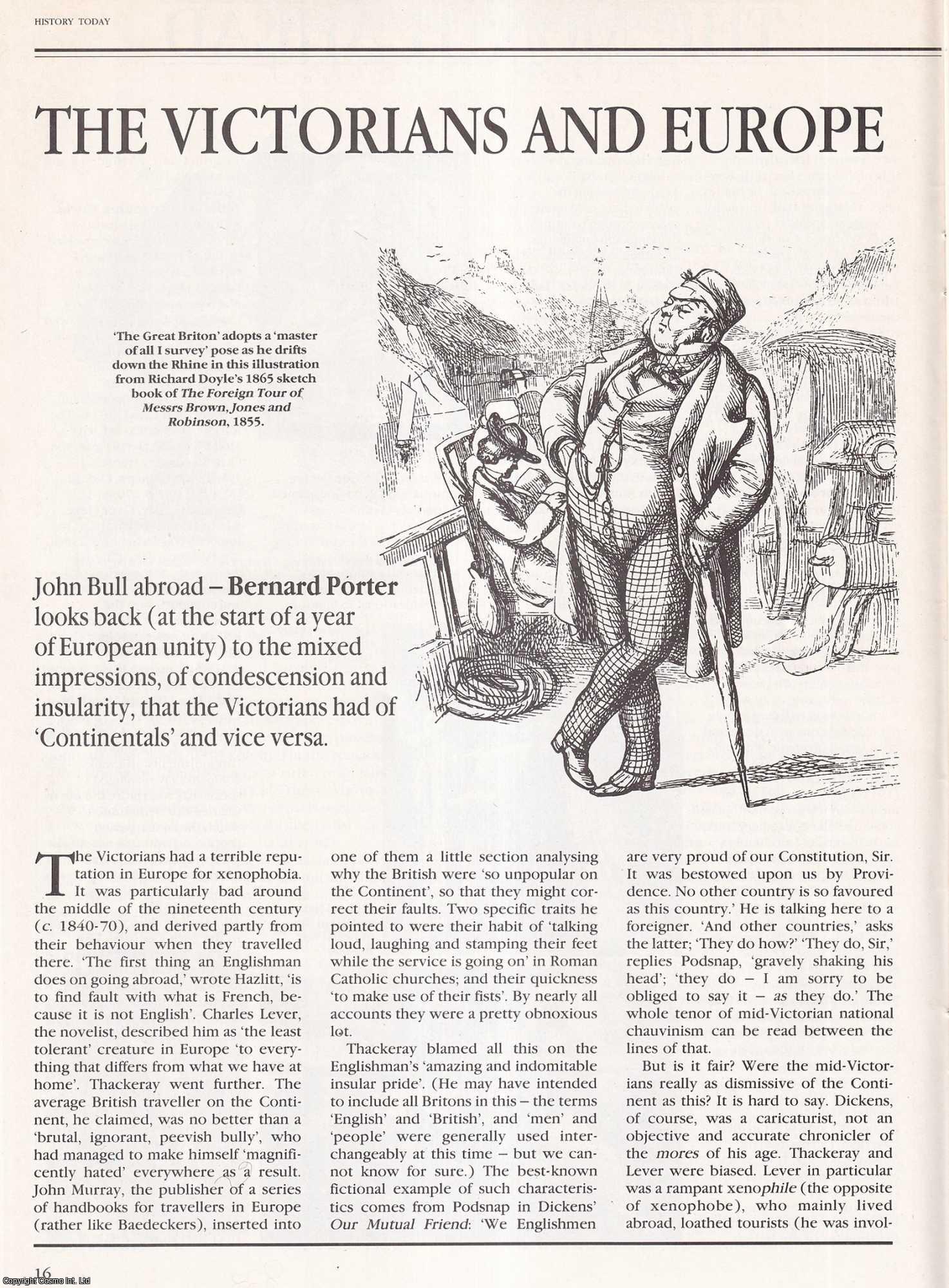Bernard Porter - The Victorians and Europe: John Bull Abroad. An original article from History Today, 1992.