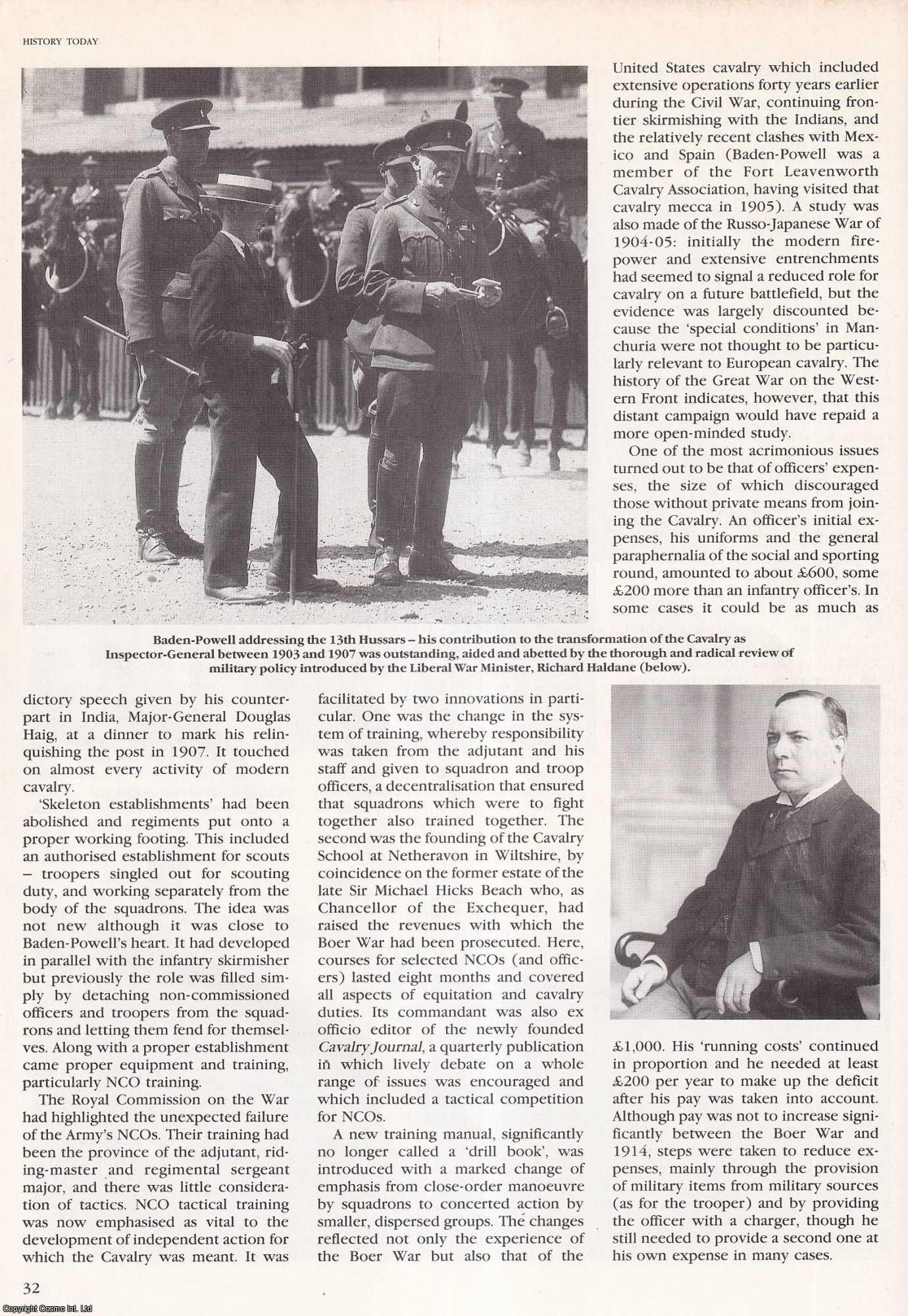 Allan Mallinson - Charging Ahead: Transforming Britain's Cavalry 1902-14. An original article from History Today, 1992.