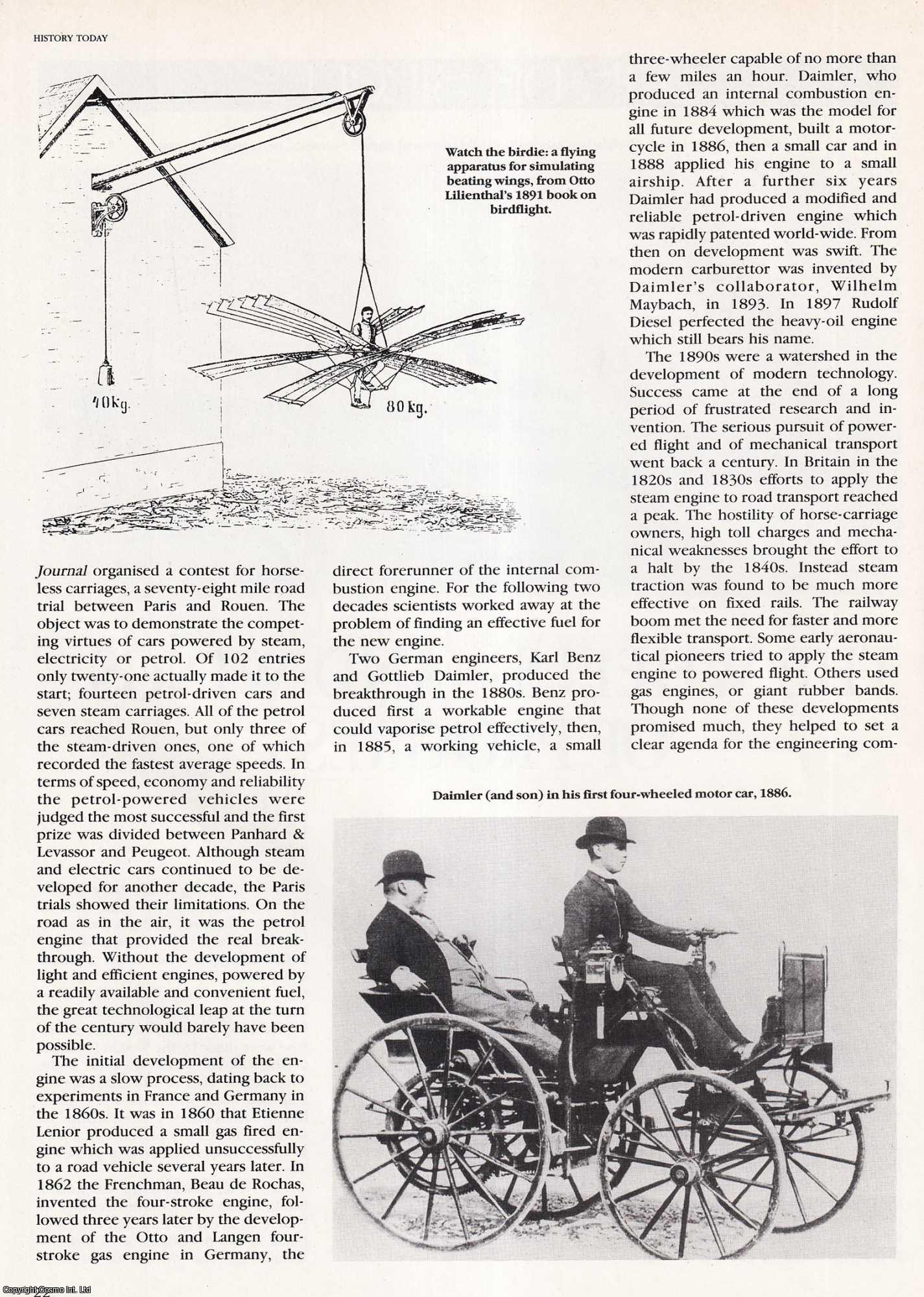 Richard Overy - The Wheels - and Wings - of Progress: Technological Advances in the Air and on the Road at the End of the 19th Century. An original article from History Today, 1992.