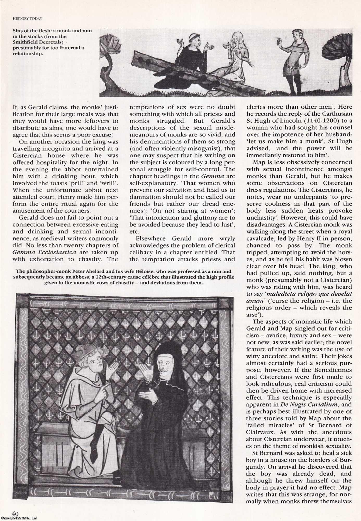 Edward Coleman - Nasty Habits - Satire and the Medieval Monk. An original article from History Today, 1993.