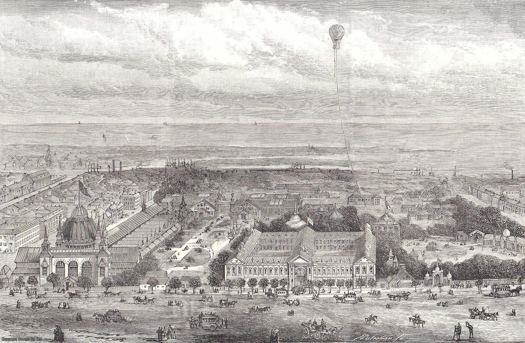 DENMARK - The Scandinavian Exhibition of Industries at Copenhagen. An original print from the Illustrated London News, 1888.