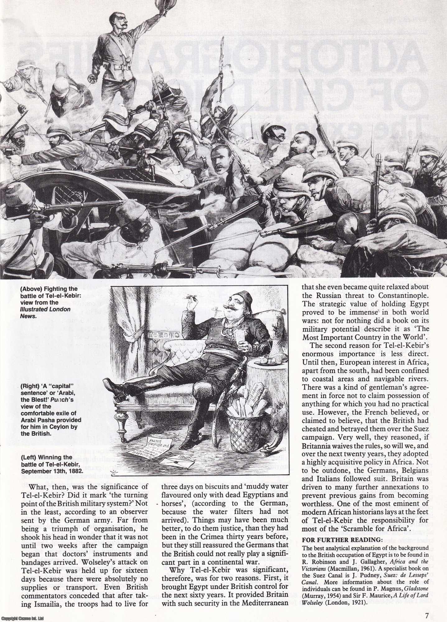 Christopher Danziger - The First Suez Crisis, 1882. An original article from History Today, 1982.