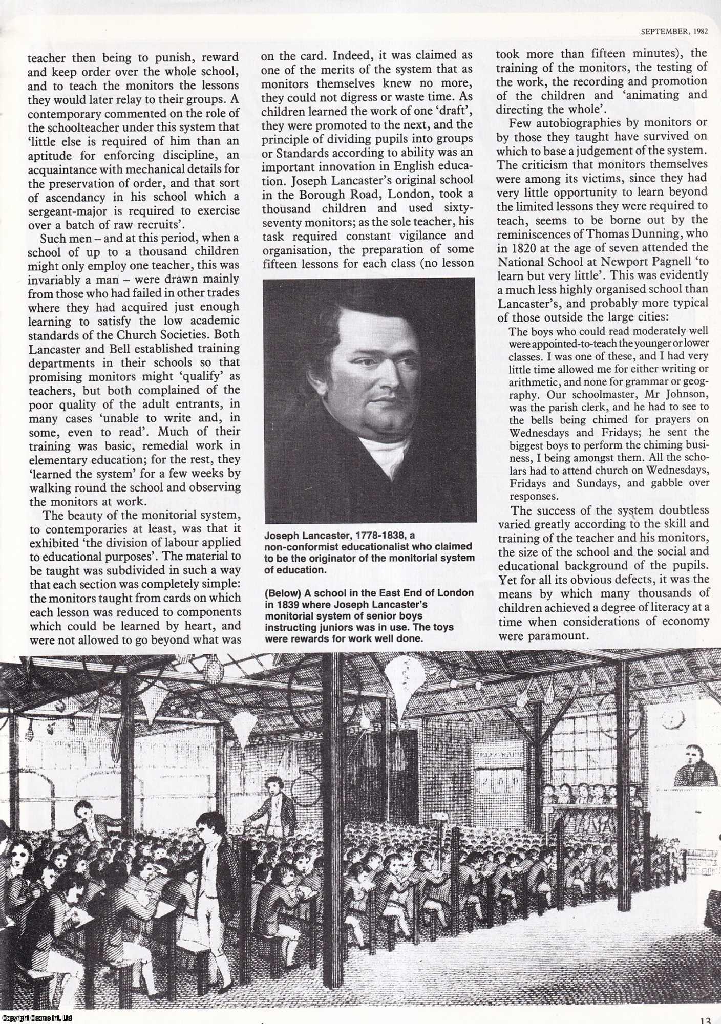 John Burnett - Autobiographies, Part 1, of Childhood: The Experience of Education. An original article from History Today, 1982.