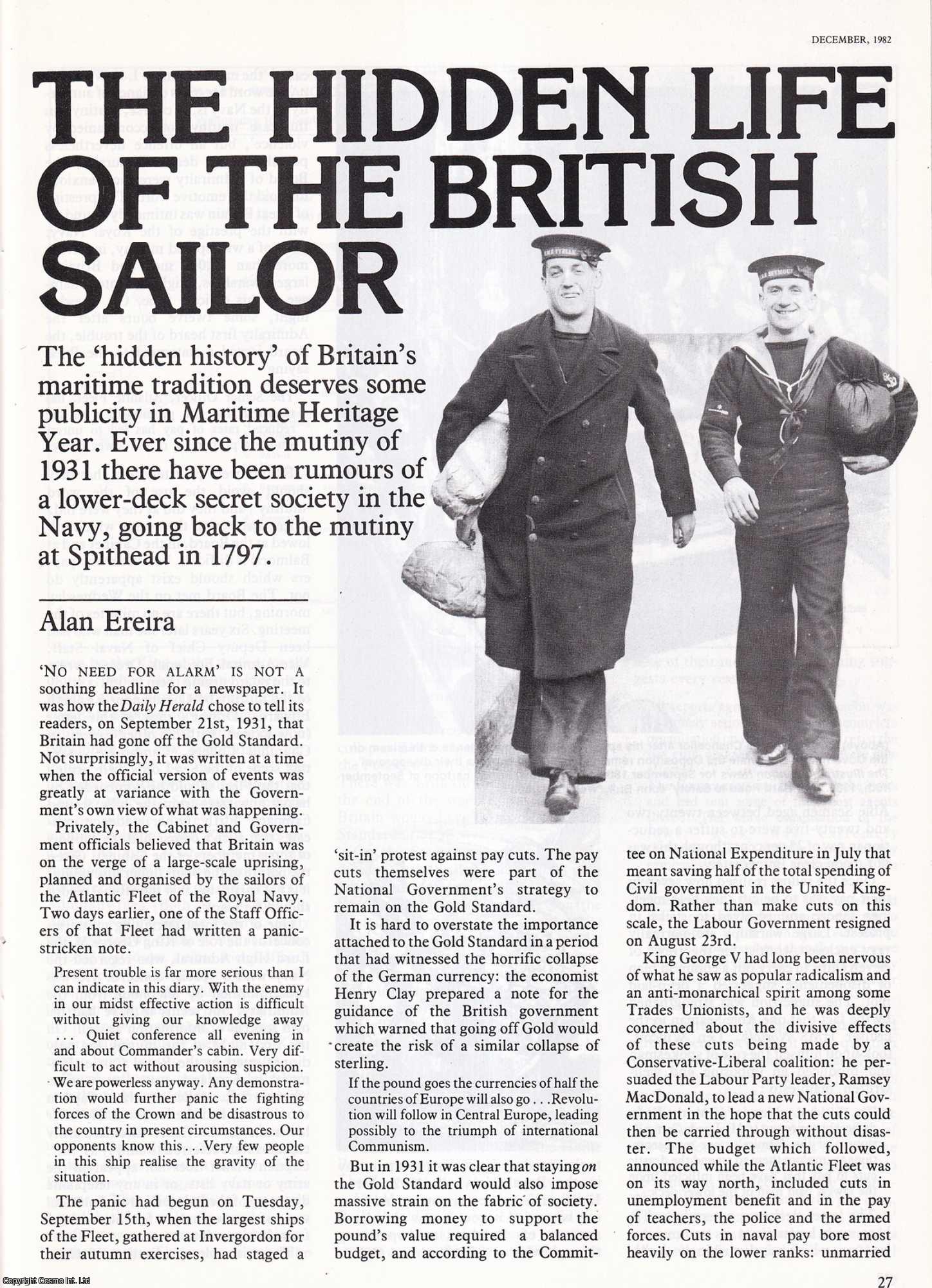 Alan Ereira - The Hidden Life of the British Sailor. An original article from History Today, 1982.