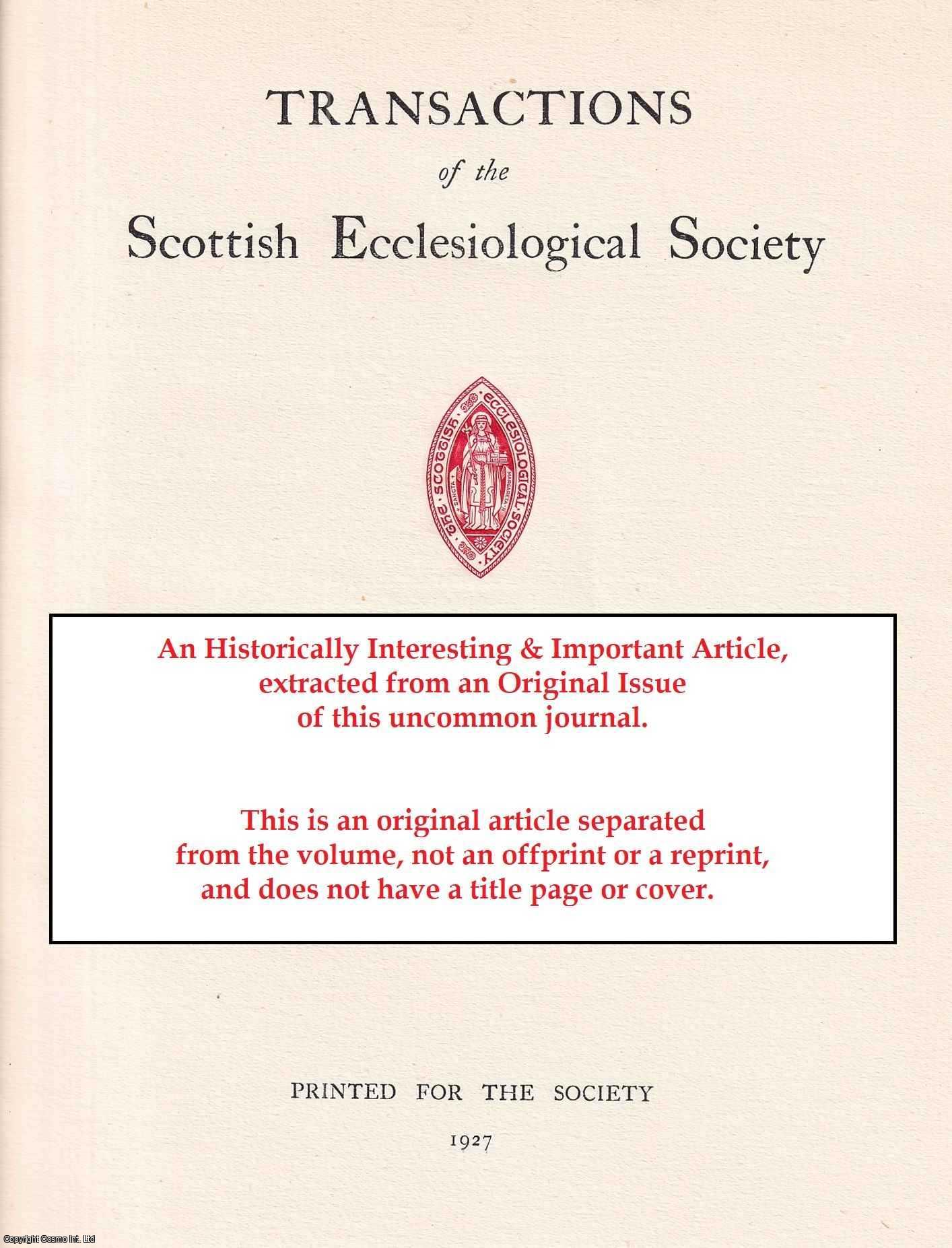 Rev J. Arnott Hamilton - Churches in Palermo. An original article from the Transactions of the Scottish Ecclesiological Society, 1929.