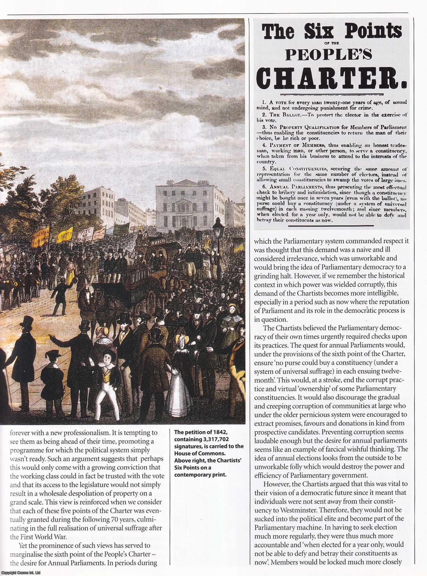 David Nash - Charting a Future Democracy: Do Chartists' Ideas still have much to offer Britain's Political System? An original article from History Today magazine, 2010.