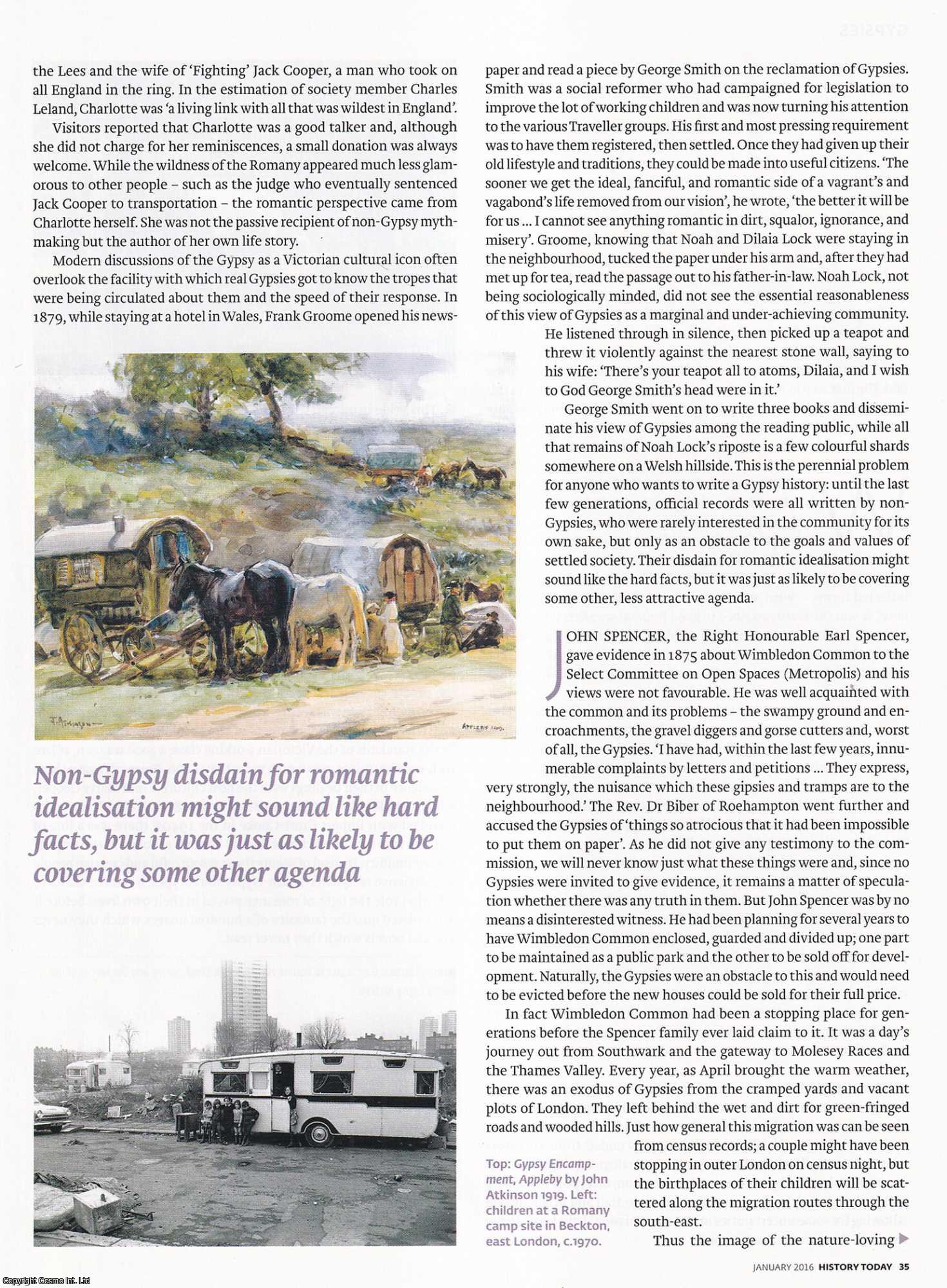 Jeremy Harte - Romance and the Romany: Has Gypsy Folklore been Ignored in the Writing of Gypsy History? An original article from History Today magazine, 2016.