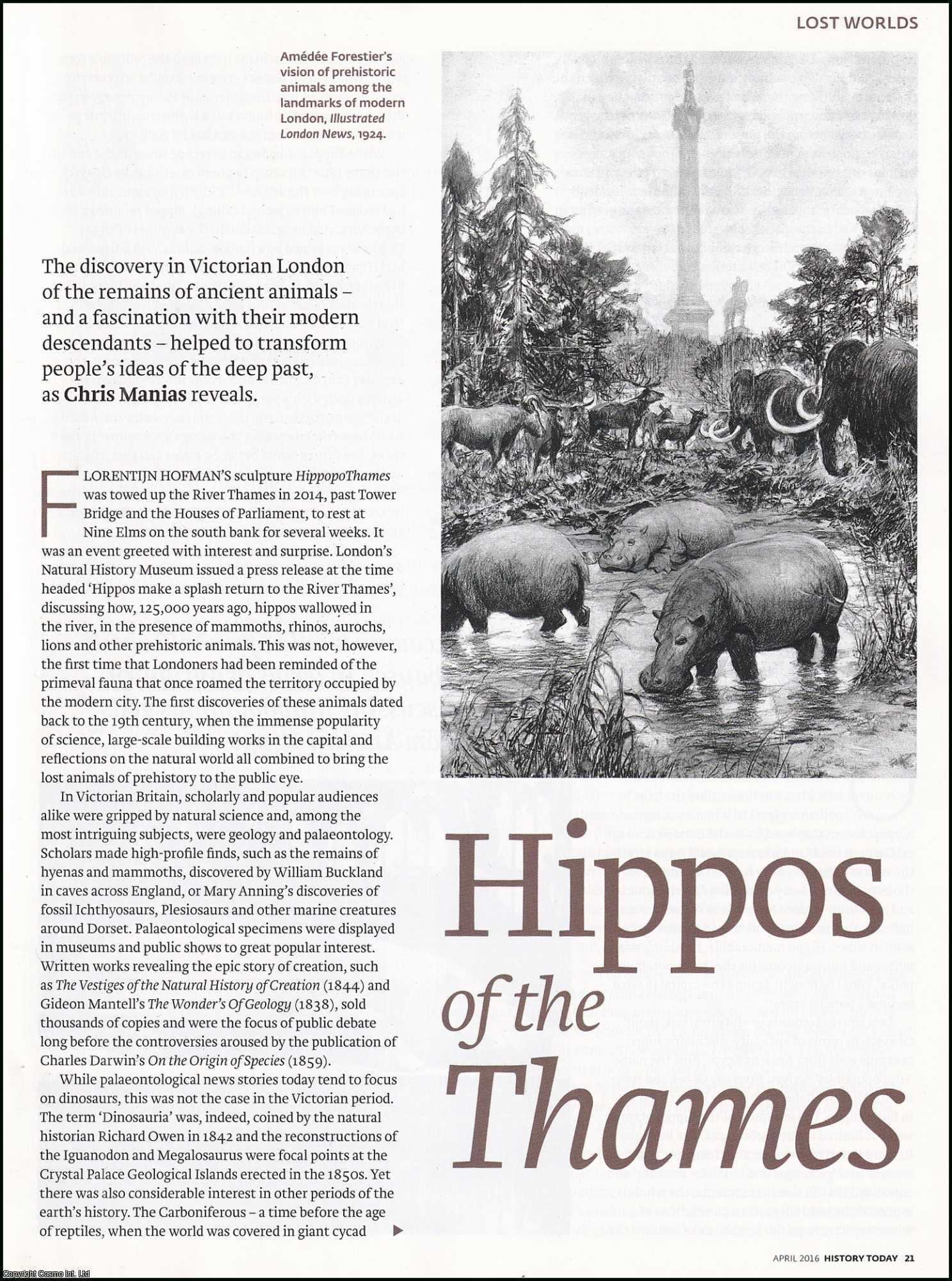 Chris Manias - Hippos of the Thames: The Discovery in Victorian London of the Remains of Ancient Animals. An original article from History Today magazine, 2016.