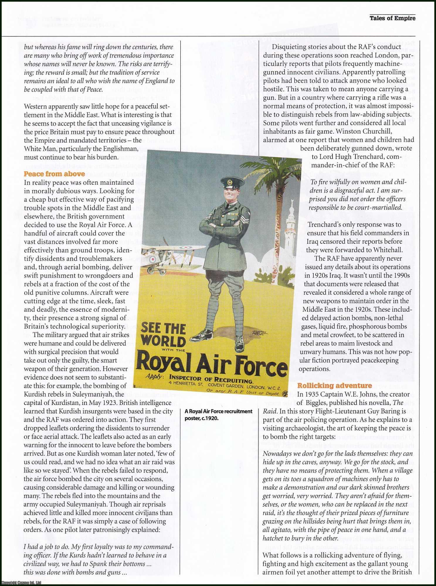 Michael Paris - Fiction of Imperialism: How Interwar 'Boy's Own' Thrillers Reinforced British Efforts to Control the Middle East. An original article from History Today magazine, 2013.