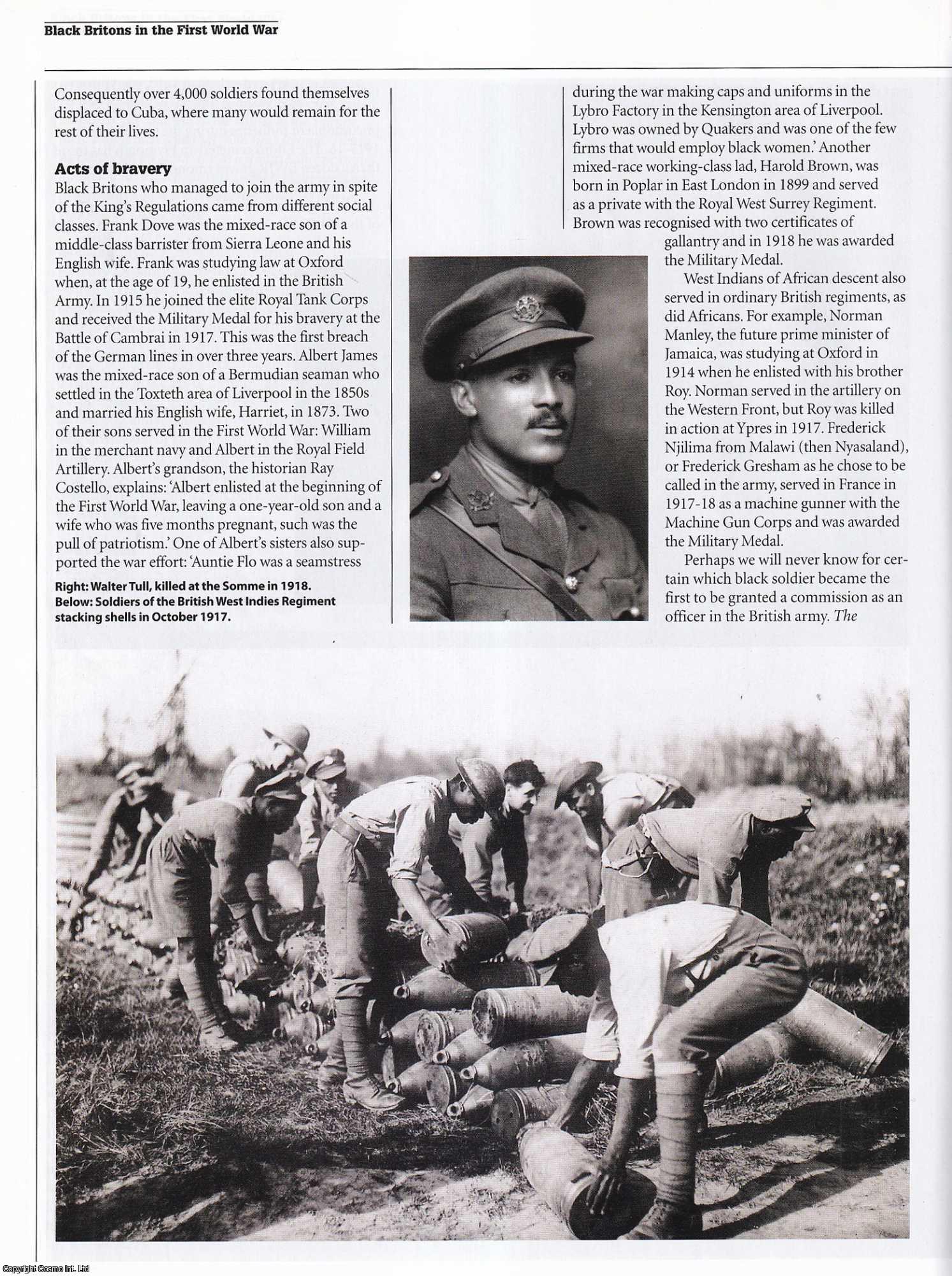 Stephen Bourne - Black Poppies: The Experiences of Black Citizens Serving the Mother Country during WWI. An original article from History Today magazine, 2013.