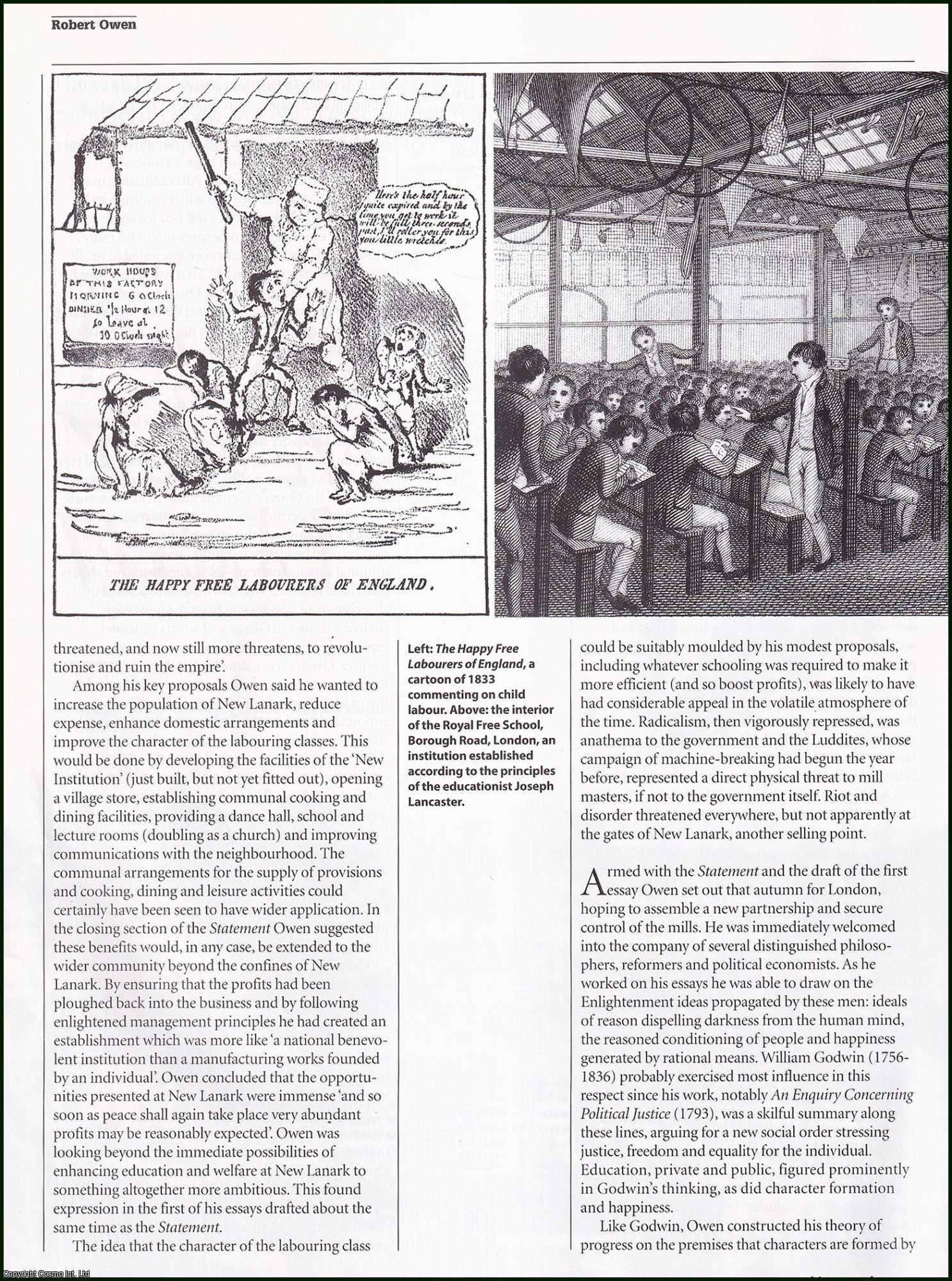Ian Donnachie - The Career of the Welsh Industrialist and Reformer Robert Owen, 1771-1858. An original article from History Today magazine, 2012.