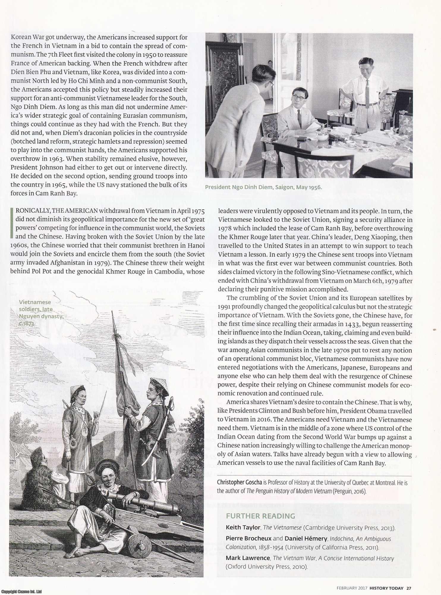 Christopher Goscha - The History of Vietman before the War. An original article from History Today magazine, 2017.