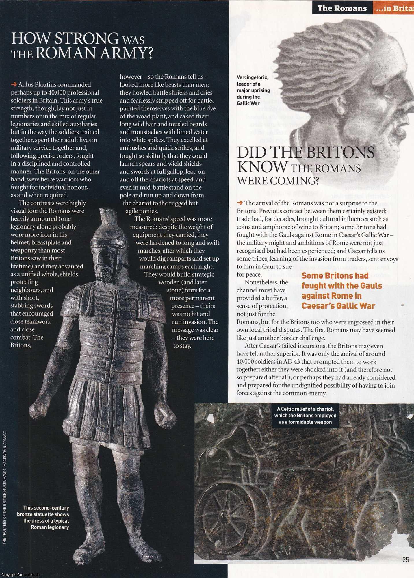 Gillian Hovell - The Roman Invasion: Whose Side were the Britons on? An original article from BBC History Magazine, 2012.