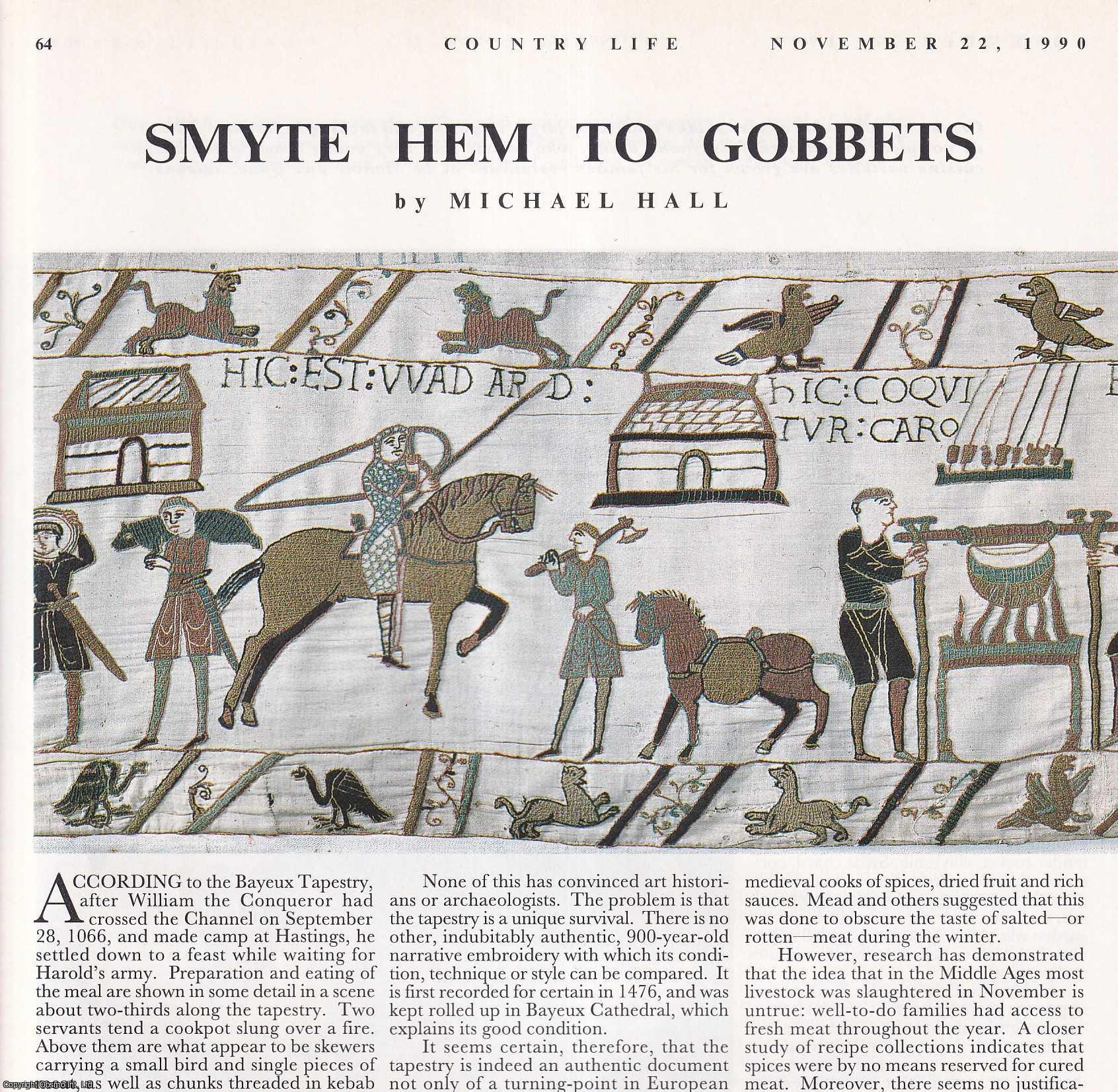 Michael Hall - The Bayeux Tapestry's Depiction of Food and Cookery in Early Medieval England. Several pictures and accompanying text, removed from an original issue of Country Life Magazine, 1990.