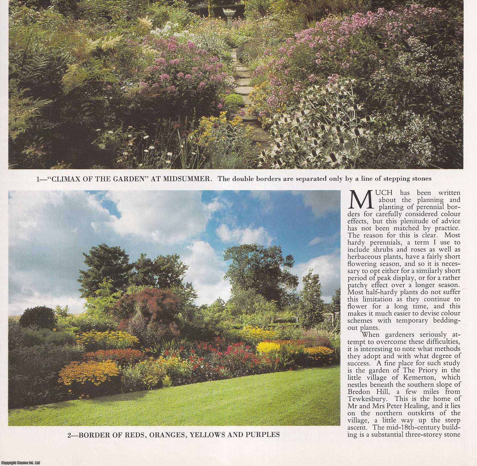 Arthur Hellyer - Garden of The Priory, Kemerton, Worcestershire. Several pictures and accompanying text, removed from an original issue of Country Life Magazine, 1986.