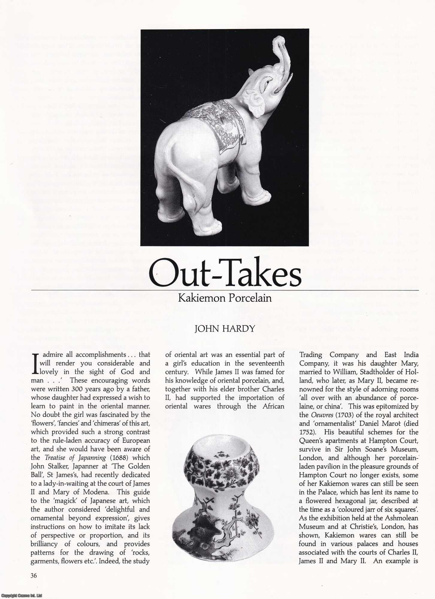 John Hardy - Kakiemon Porcelain. An original article from Apollo, International Magazine of the Arts, 1990.