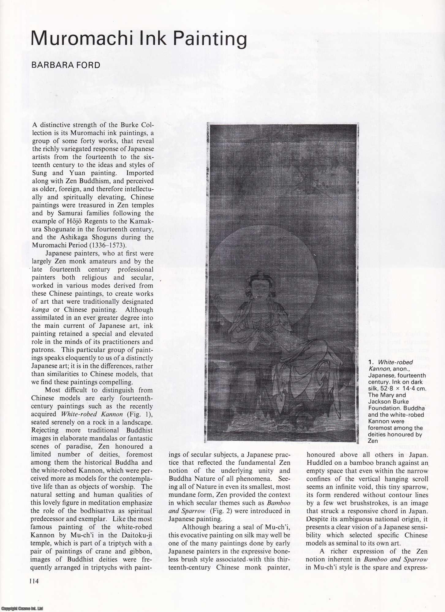Barbara Ford - Muromachi Ink Painting. An original article from Apollo, International Magazine of the Arts, 1985