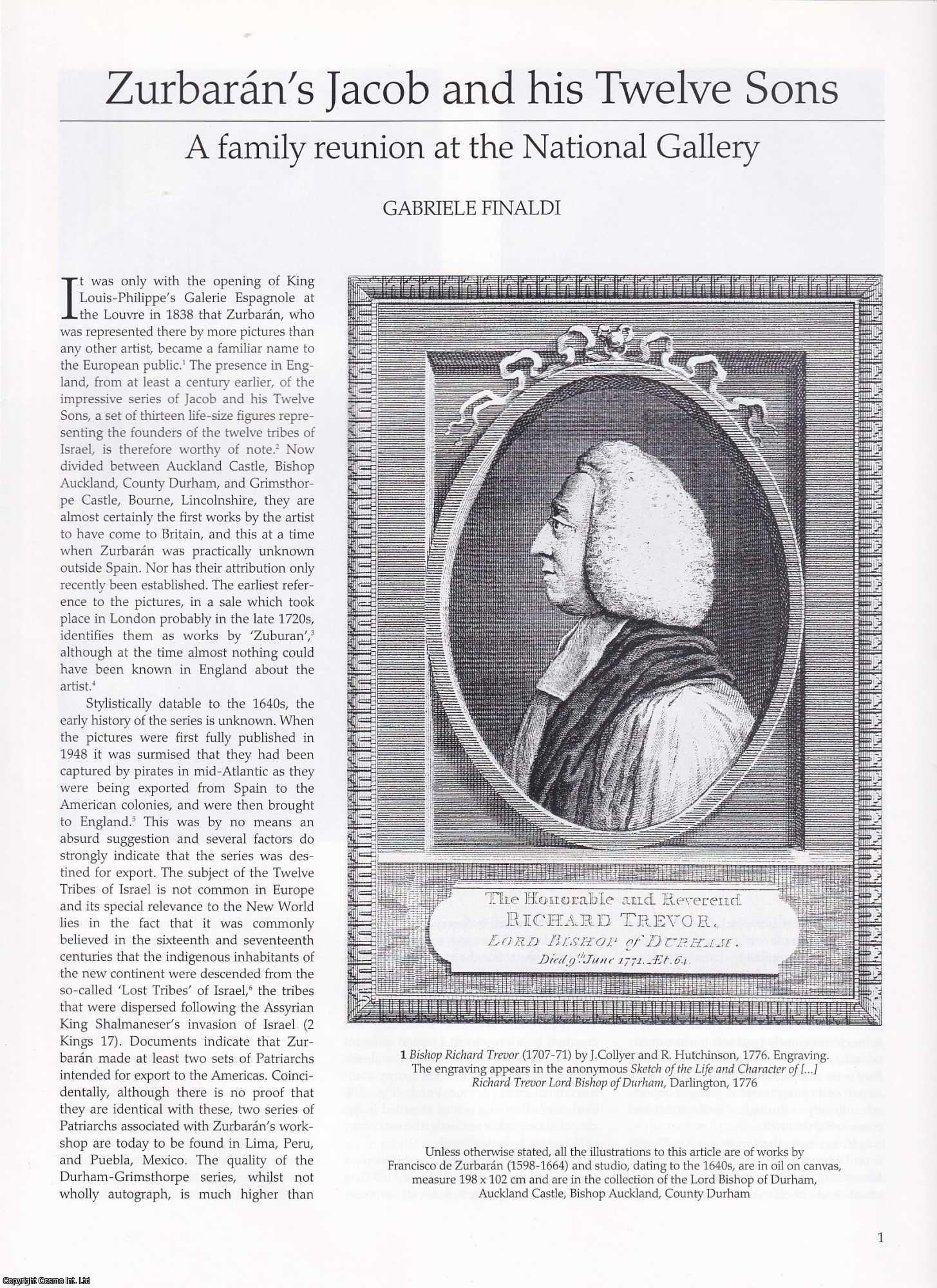Gabriele Finaldi - Zurbaran's Jacob and His Twelve Sons: A Family Reunion at the National Gallery. An original article from Apollo, International Magazine of the Arts, 1994.