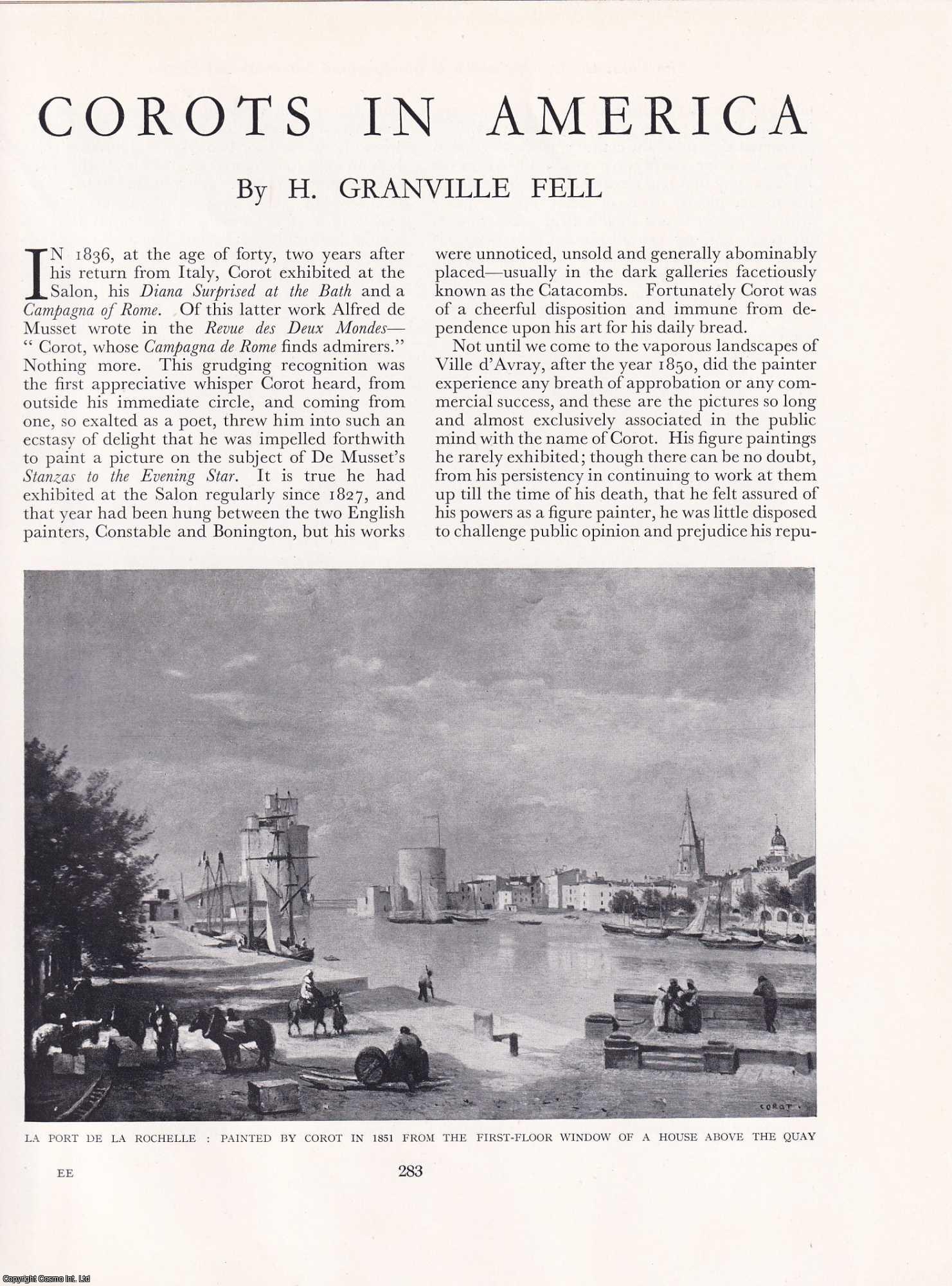 H. Granville Fell - Works by Corot in America. An original article from The Connoisseur, 1934.