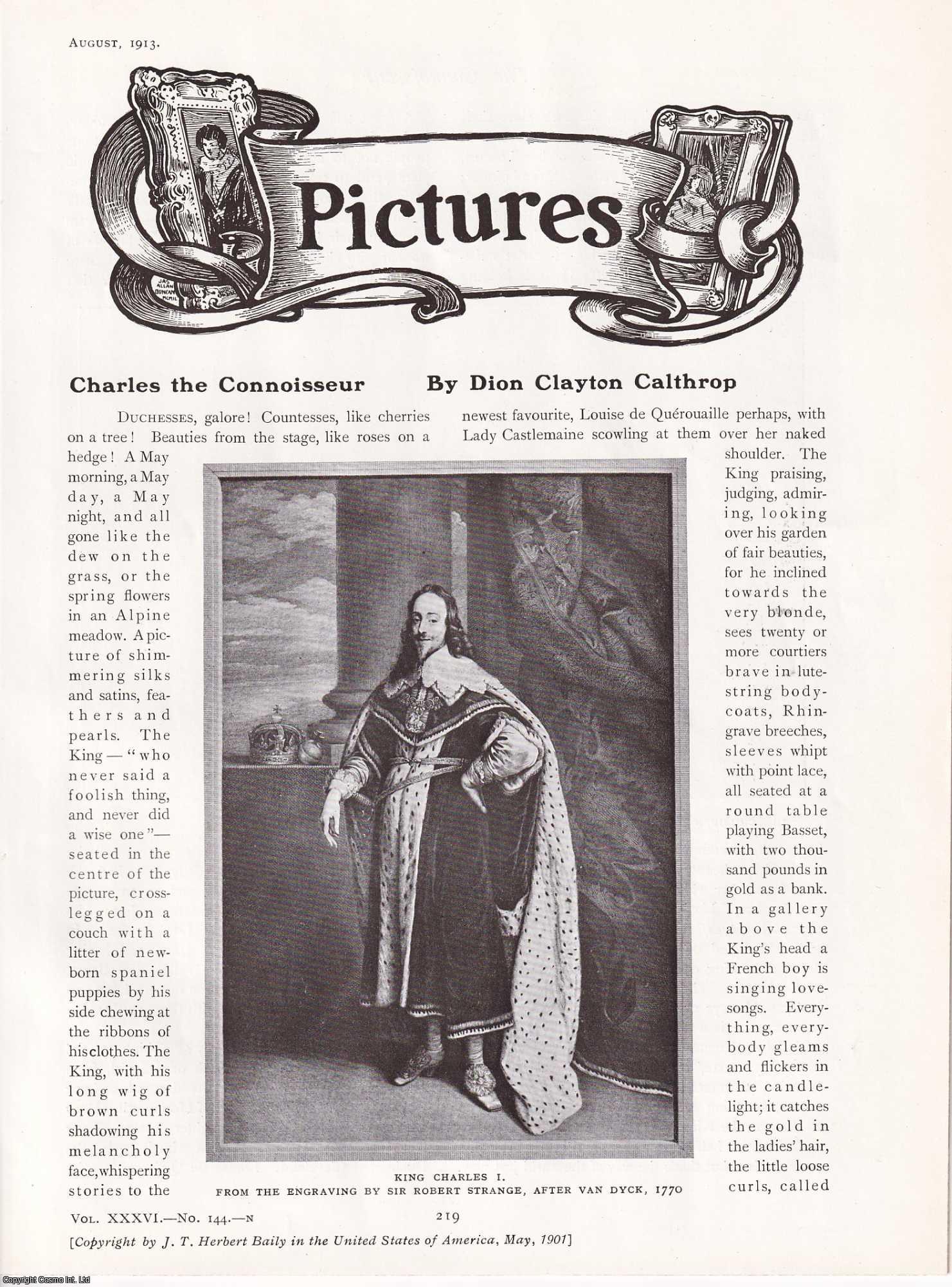 Dion Clayton Calthrop - King Charles I: Charles the Connoisseur of Paintings. An original article from The Connoisseur, 1913.