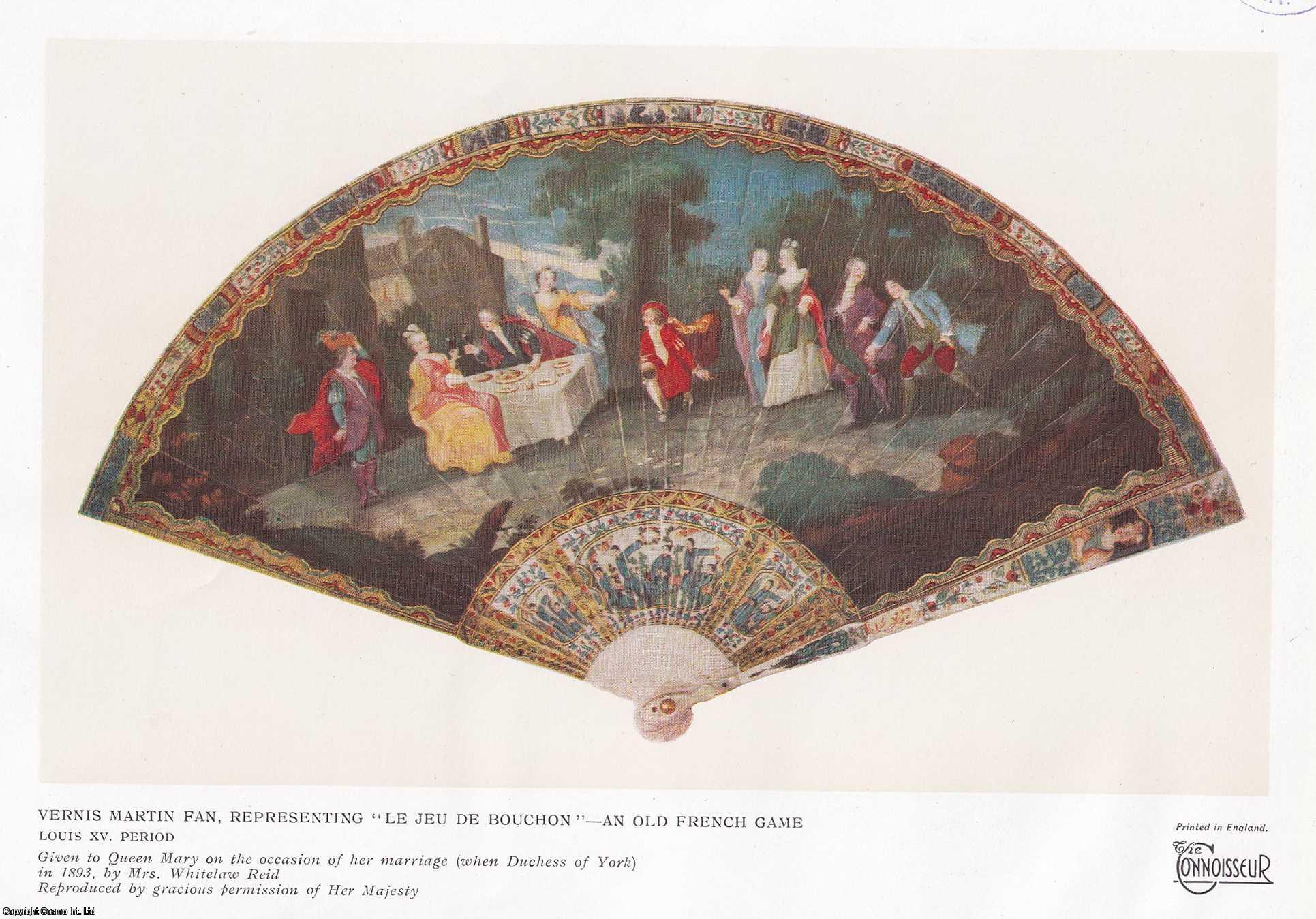 Eugenie Gibson - Some Fans from the Royal Collection. An original article from The Connoisseur, 1927.