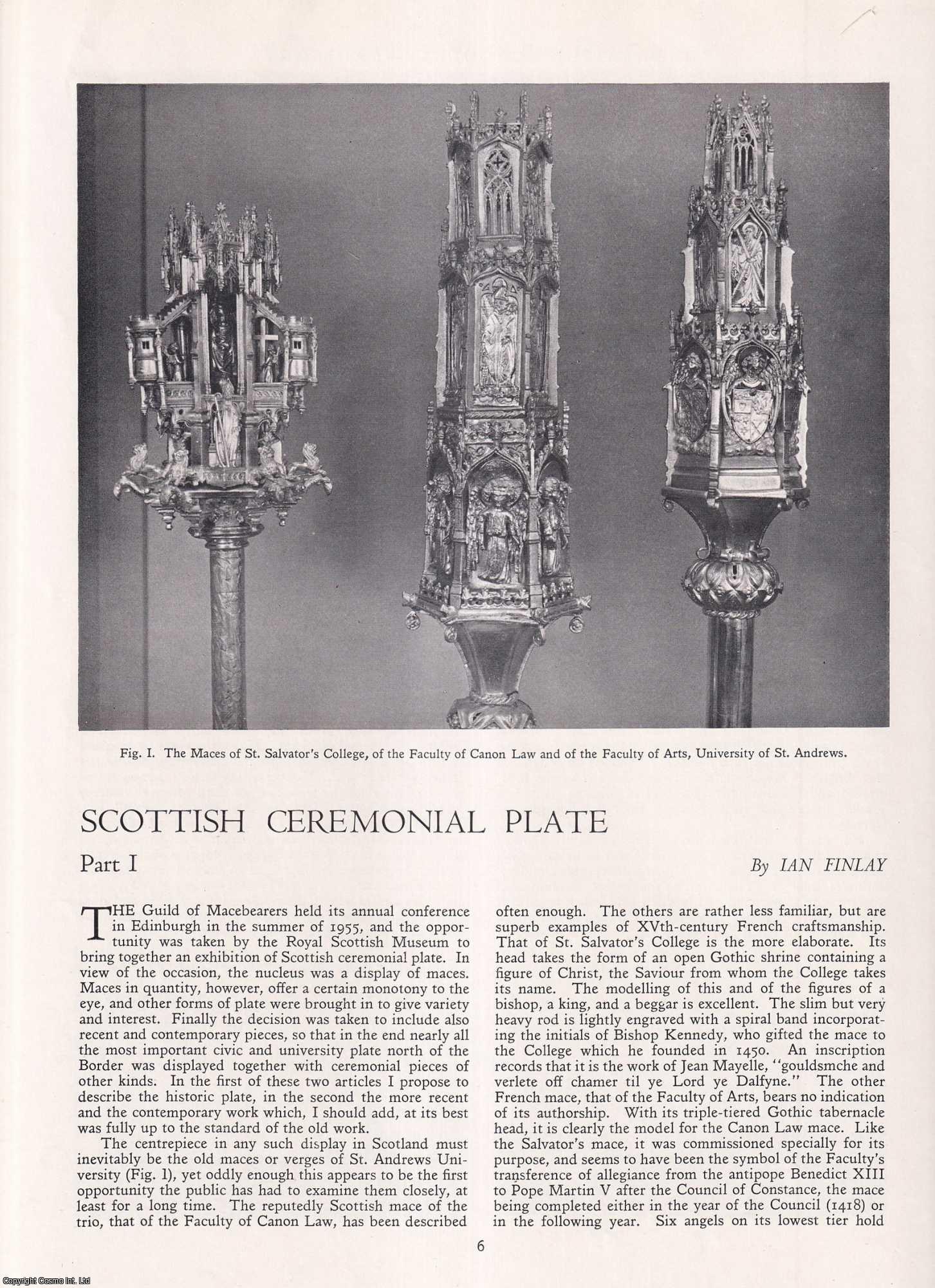 Ian Finlay - Scottish Ceremonial Plate. An original article from Apollo, International Magazine of the Arts, 1956.