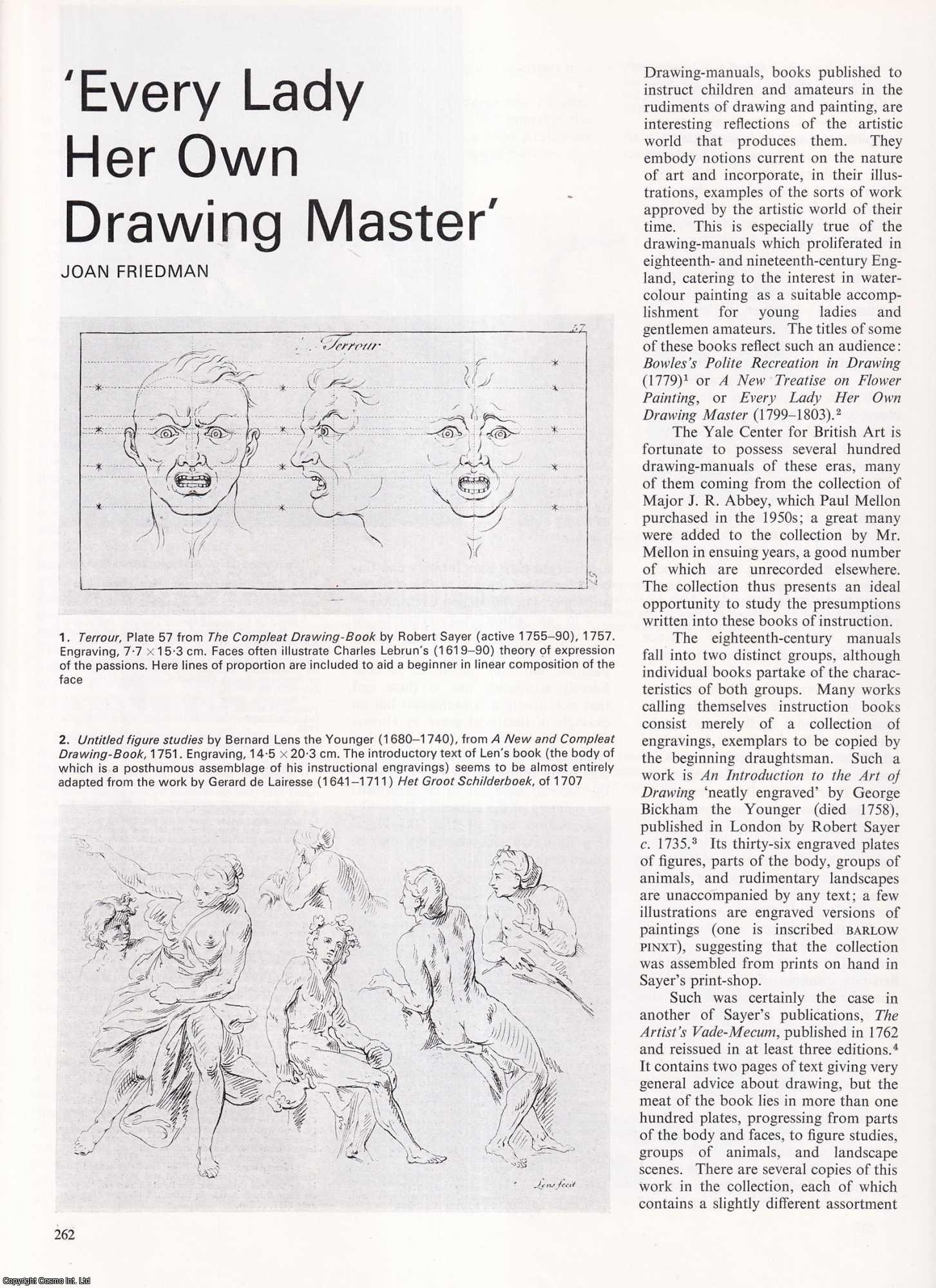 Joan Friedman - Every Lady Her Own Drawing Master': Drawing Manuals of 18th and 19th Century England, Published to Instruct Amateur Watercolour Artists. An original article from Apollo, International Magazine of the Arts, 1977.