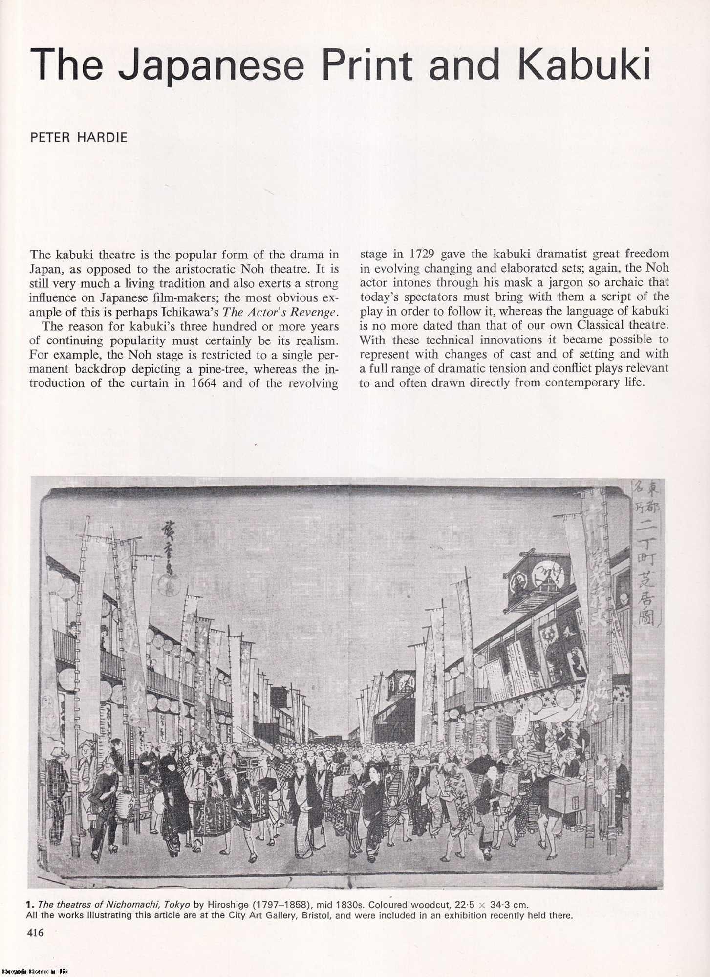 Peter Hardie - The Japanese Print and Kabuki Theatre. An original article from Apollo, International Magazine of the Arts, 1969.