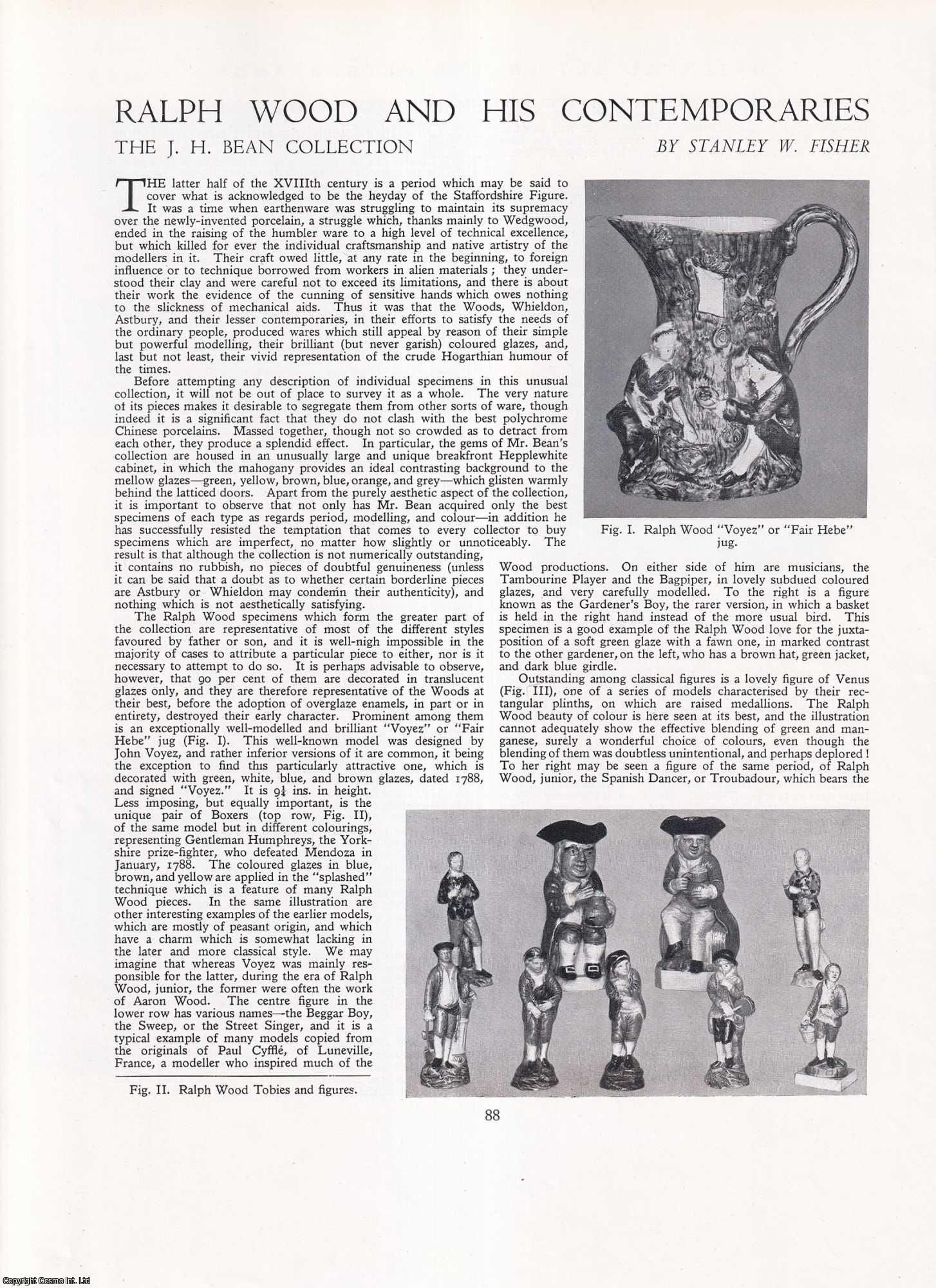 Stanley W. Fisher - Ralph Wood, Staffordshire Potter, and His Contemporaries: The J.H. Bean Collection. An original article from Apollo, International Magazine of the Arts, 1949.