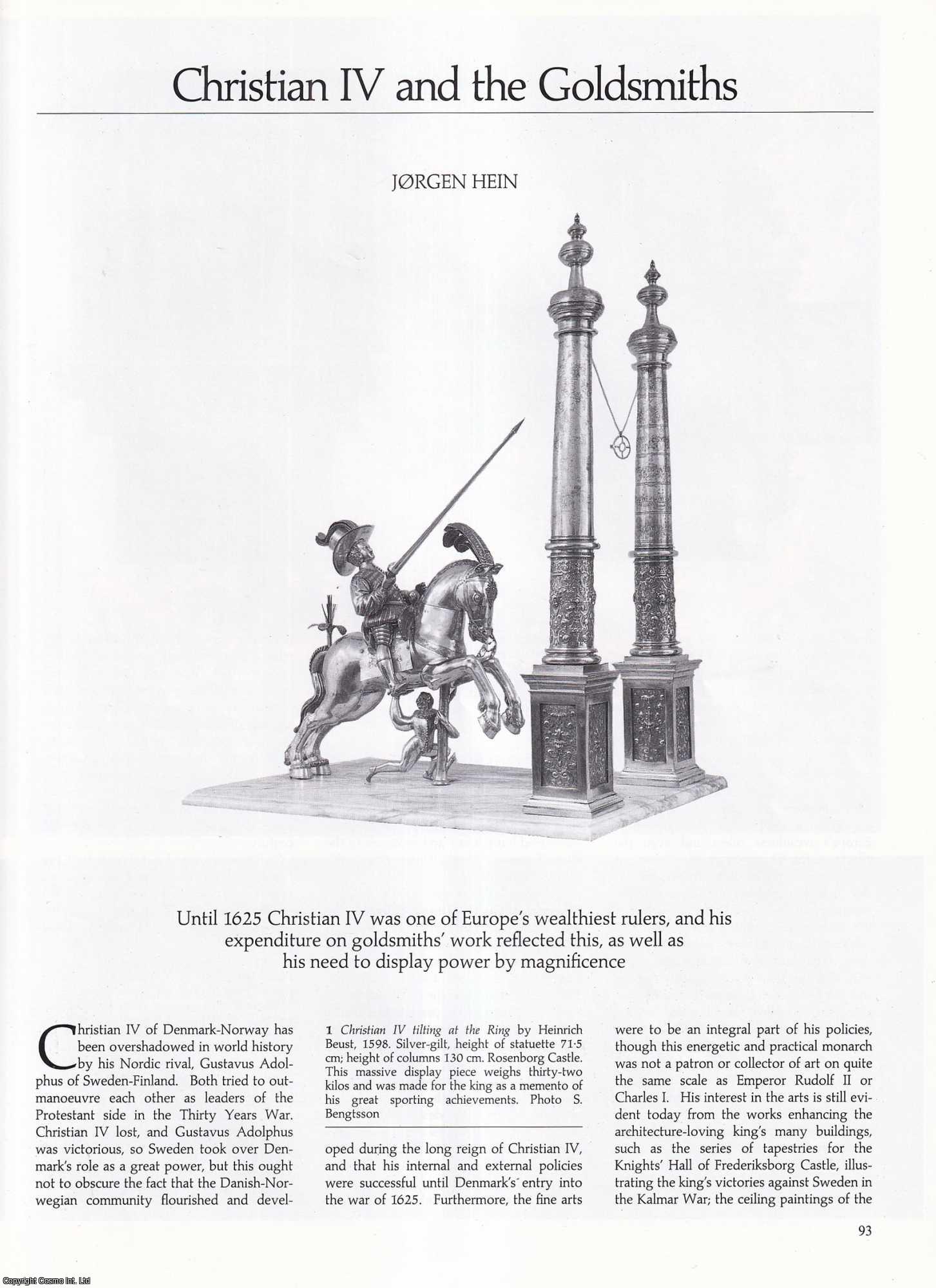 Jorgen Hein - Christian IV of Denmark-Norway and the Goldsmiths. An original article from Apollo, International Magazine of the Arts, 1988.