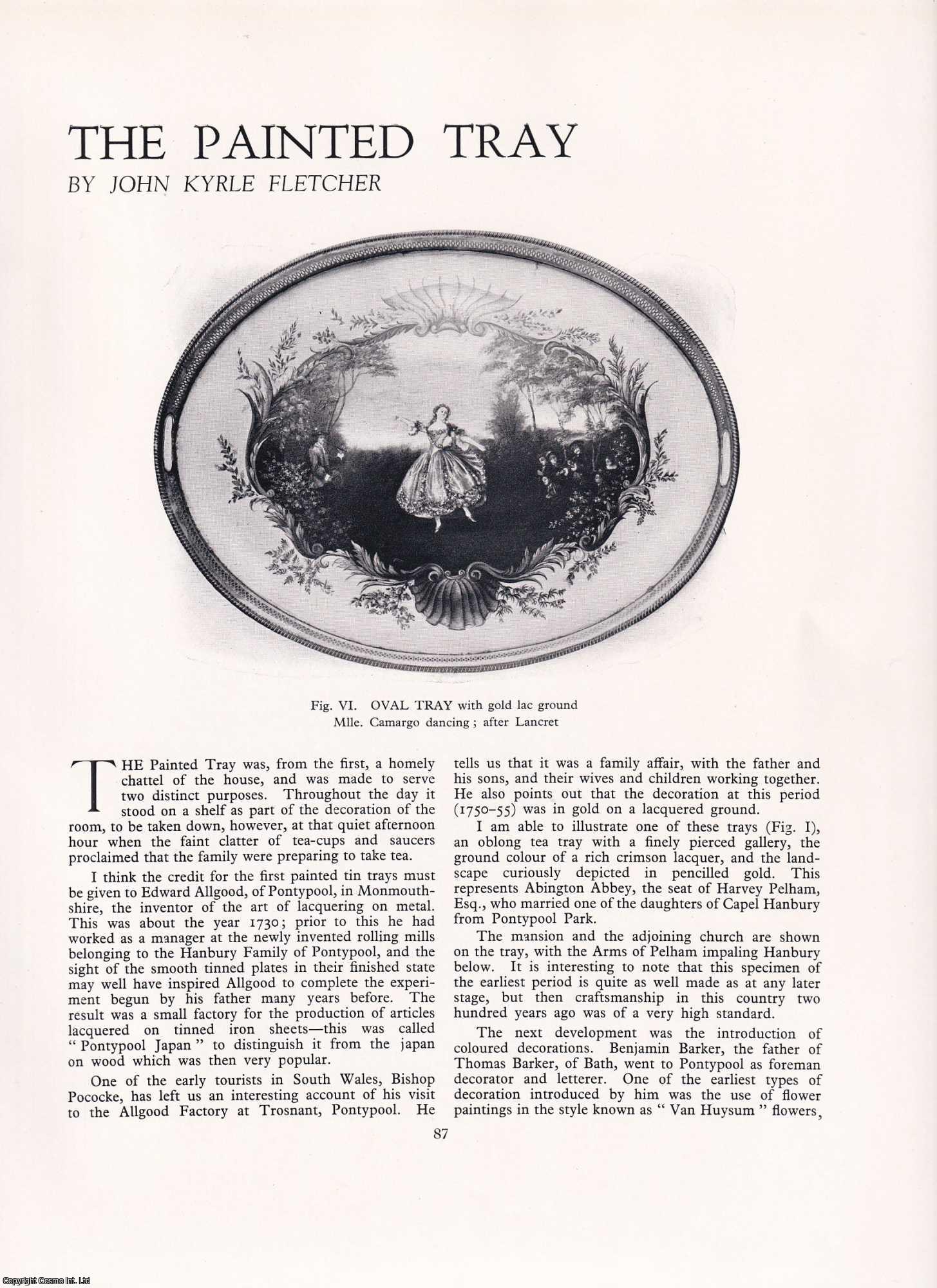 John Kyrle Fletcher - The Painted Tray. An original article from Apollo, International Magazine of the Arts, 1937.