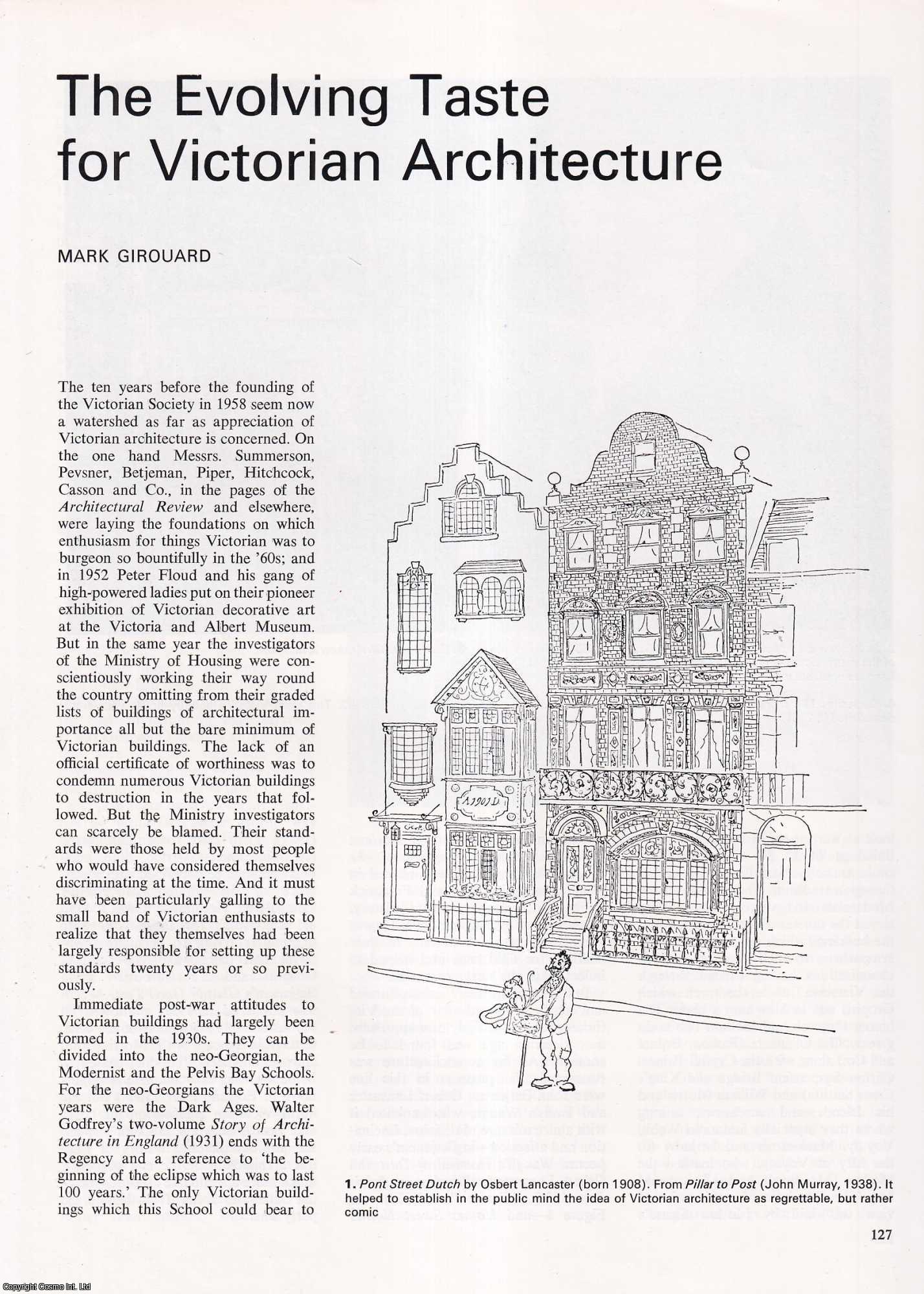 Mark Girouard - The Evolving Taste for Victorian Architecture. An original article from Apollo, International Magazine of the Arts, 1973.